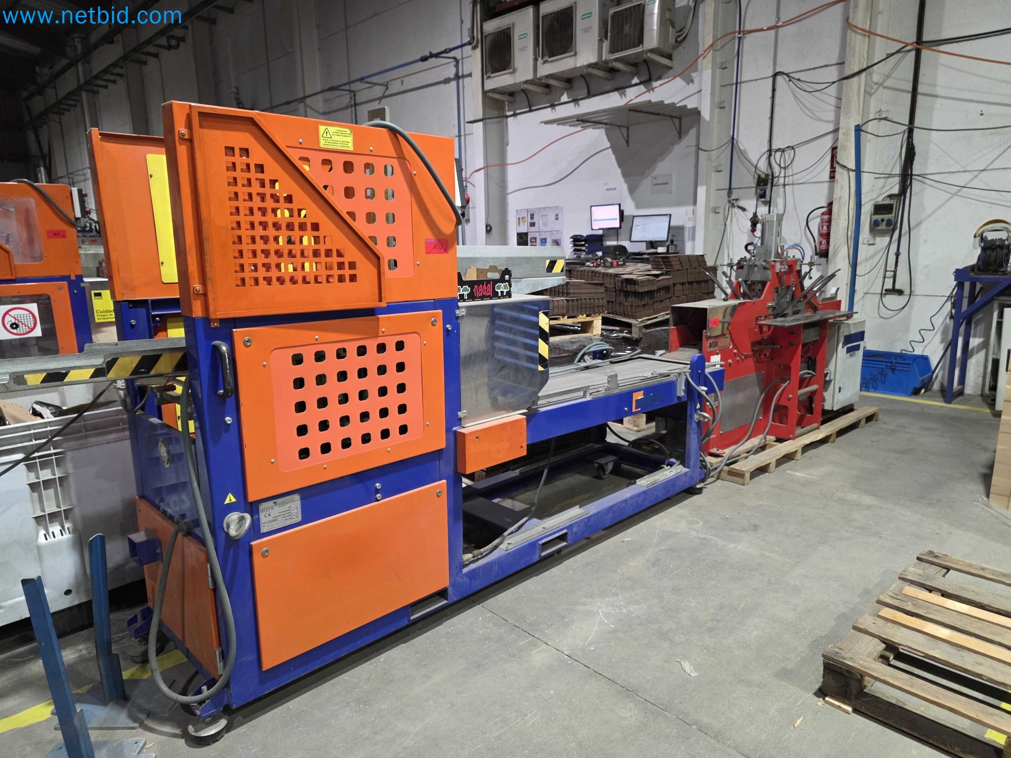 Factory Closure Auction – Used Packaging Machinery for Fresh Produce (MDF / Wood Fiber) Packaging Production Line-2