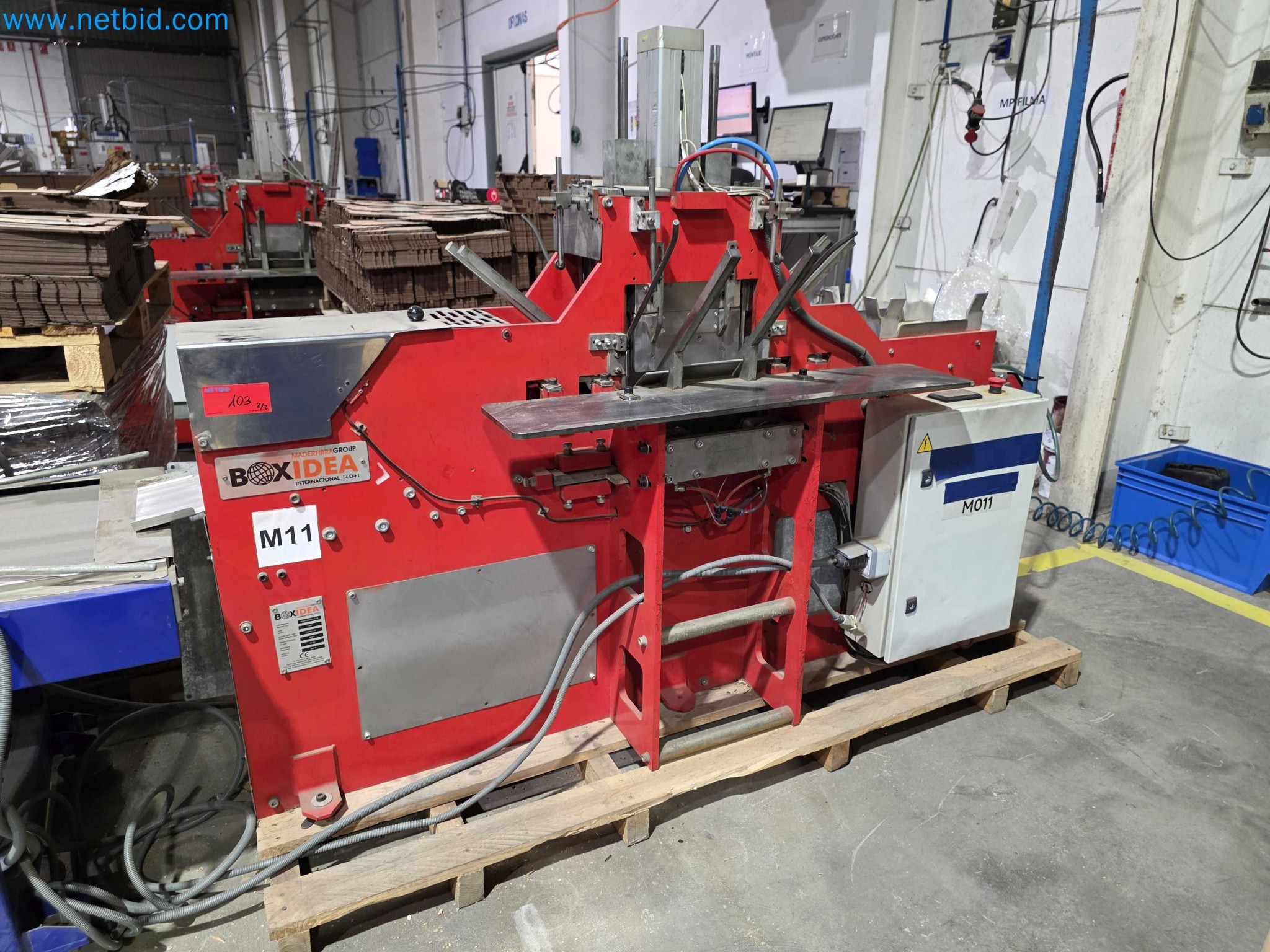 Factory Closure Auction – Used Packaging Machinery for Fresh Produce (MDF / Wood Fiber) Packaging Production Line-3