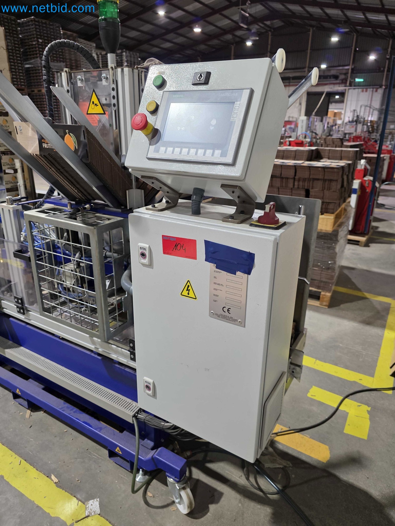 Likvidace podniku - Použité balicí stroje na balení ovoce a zeleniny (výrobní linka MDF)-11