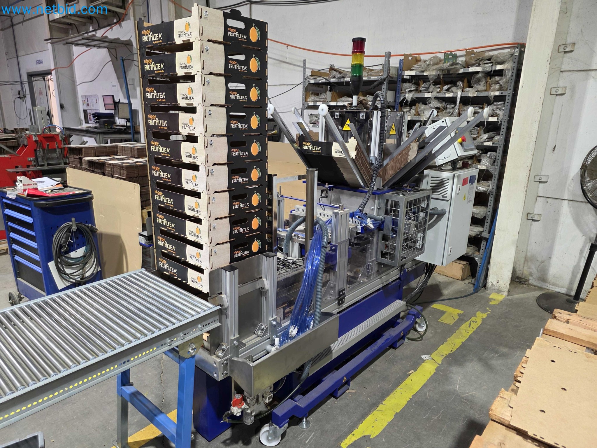 Likvidace podniku - Použité balicí stroje na balení ovoce a zeleniny (výrobní linka MDF)-2