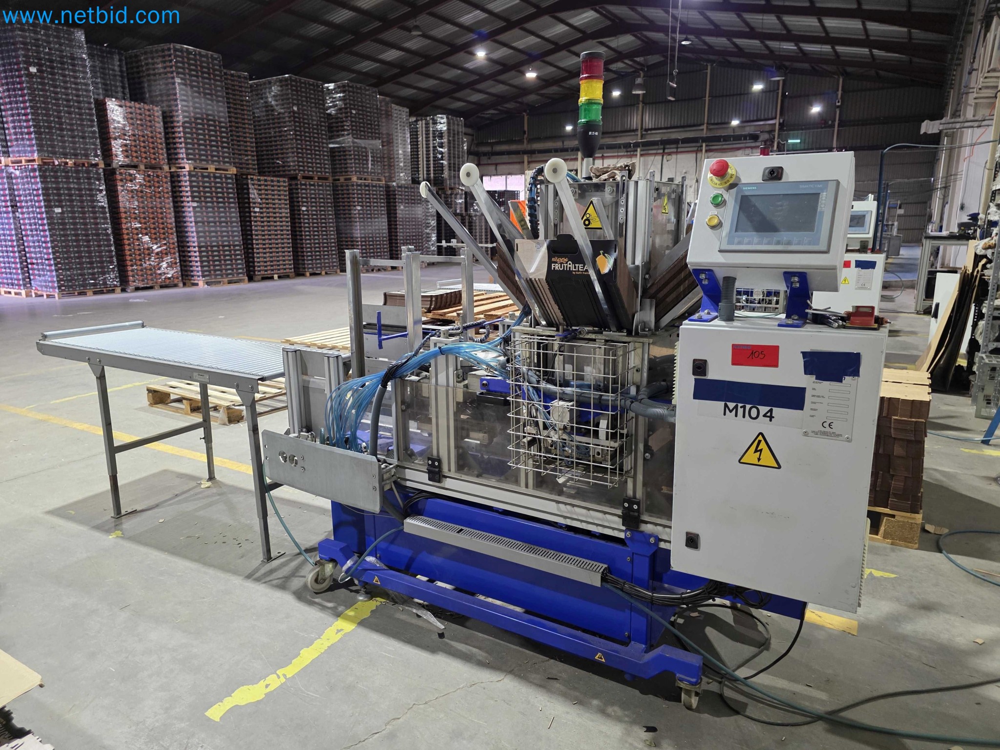 Likvidace podniku - Použité balicí stroje na balení ovoce a zeleniny (výrobní linka MDF)-1