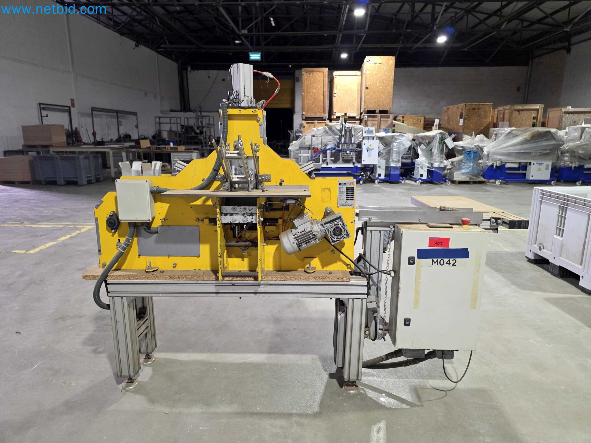 Likvidace podniku - Použité balicí stroje na balení ovoce a zeleniny (výrobní linka MDF)-1