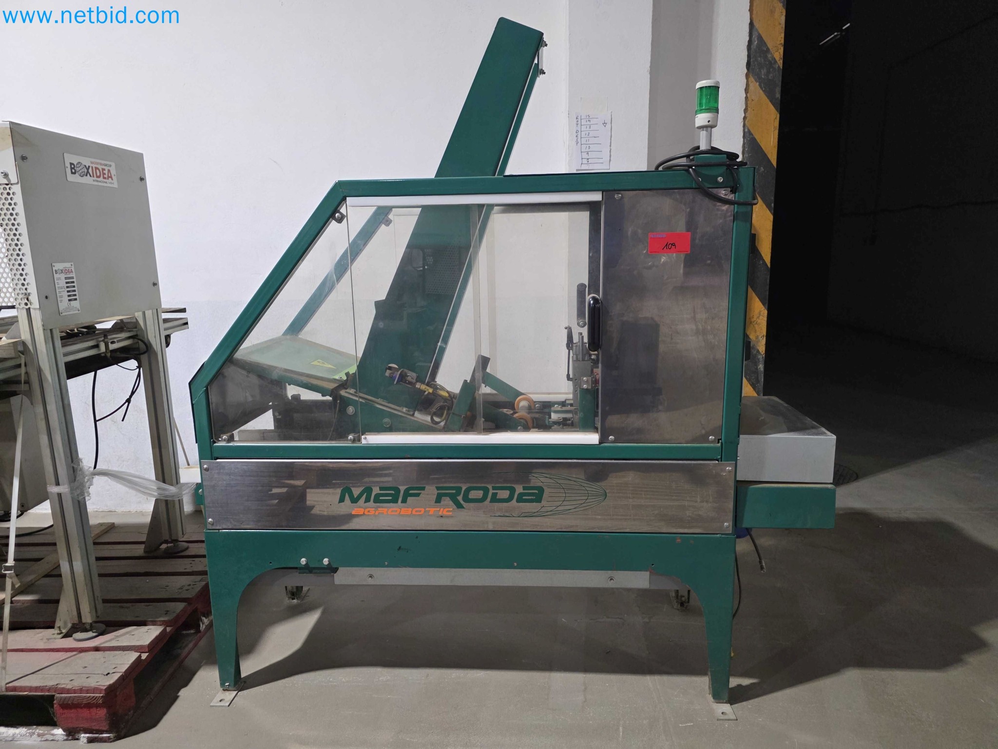 Likvidace podniku - Použité balicí stroje na balení ovoce a zeleniny (výrobní linka MDF)-1