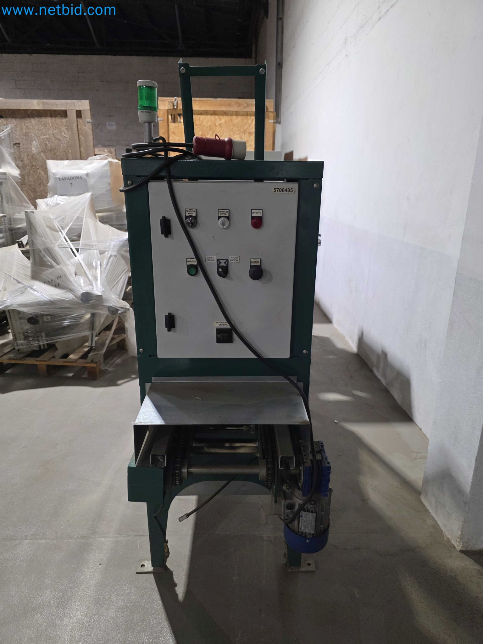 Likvidace podniku - Použité balicí stroje na balení ovoce a zeleniny (výrobní linka MDF)-3