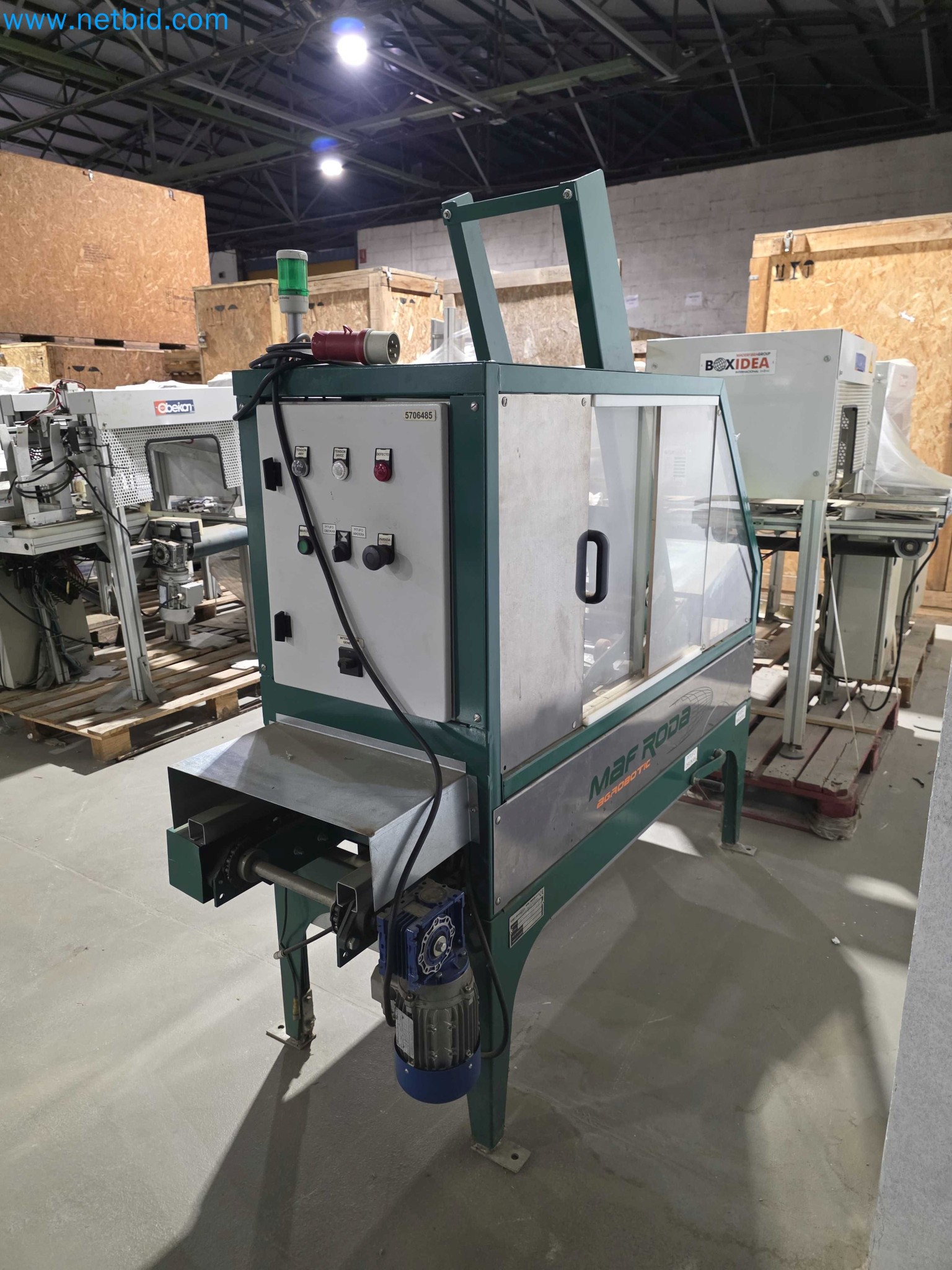 Likvidace podniku - Použité balicí stroje na balení ovoce a zeleniny (výrobní linka MDF)-4