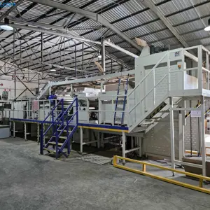 High Precision Automatic Flute Laminating Machine DLG Dragon-X VKM 1300x1100 AS16