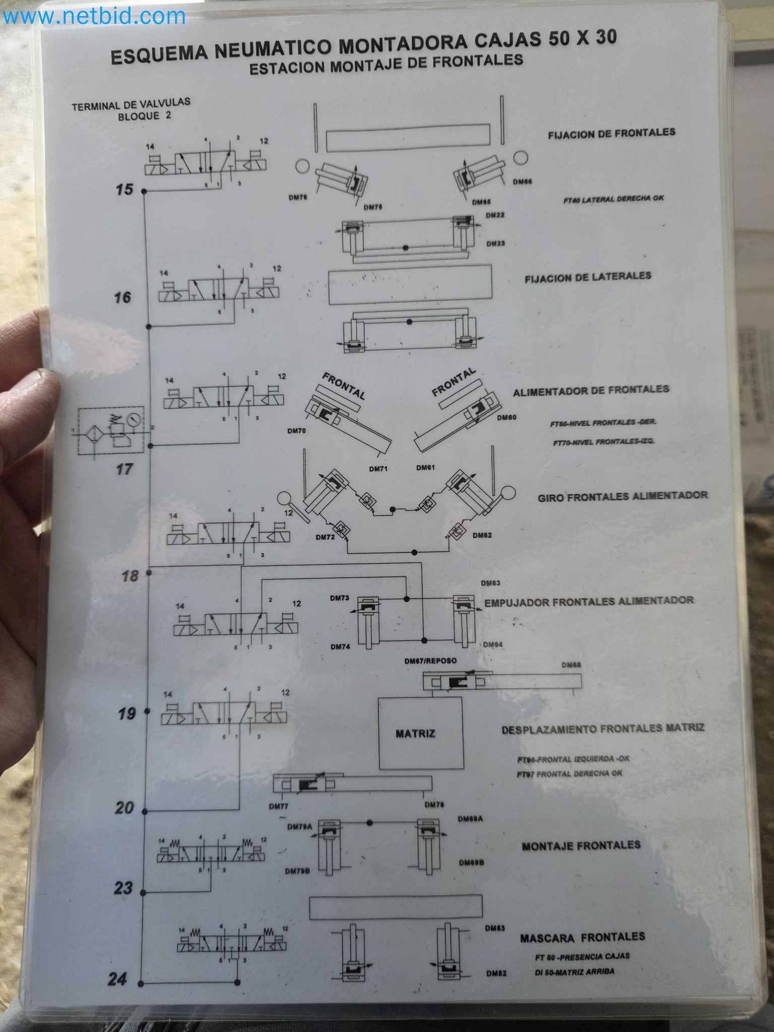 Likvidace podniku - Použité balicí stroje na balení ovoce a zeleniny (výrobní linka MDF)-21