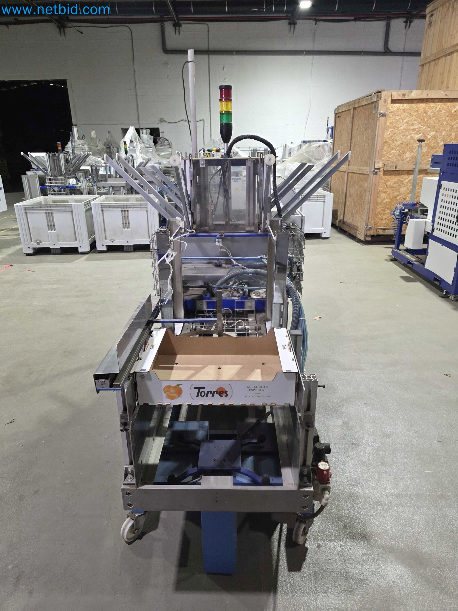 Likvidace podniku - Použité balicí stroje na balení ovoce a zeleniny (výrobní linka MDF)-7