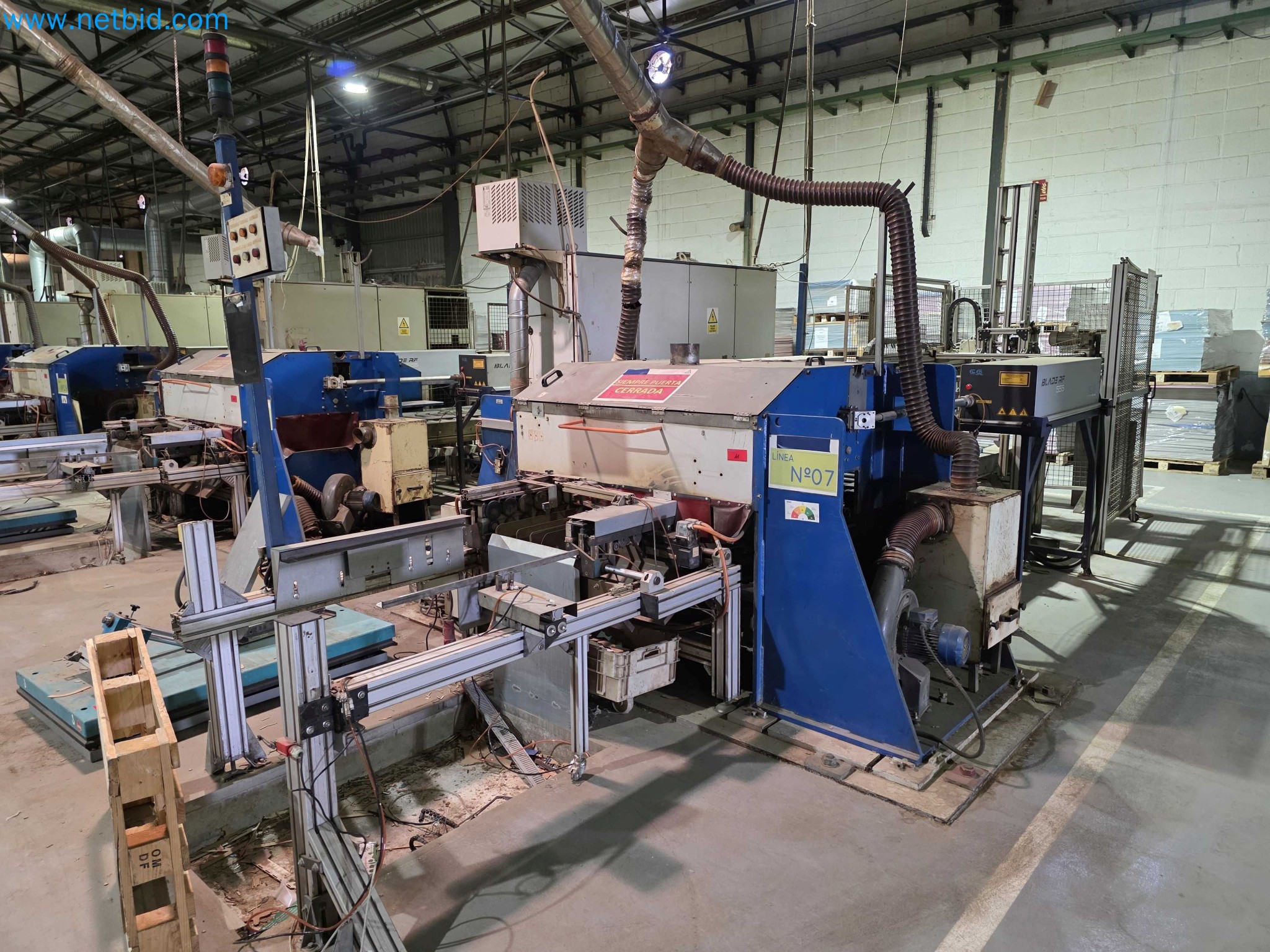 Likvidace podniku - Použité balicí stroje na balení ovoce a zeleniny (výrobní linka MDF)-1