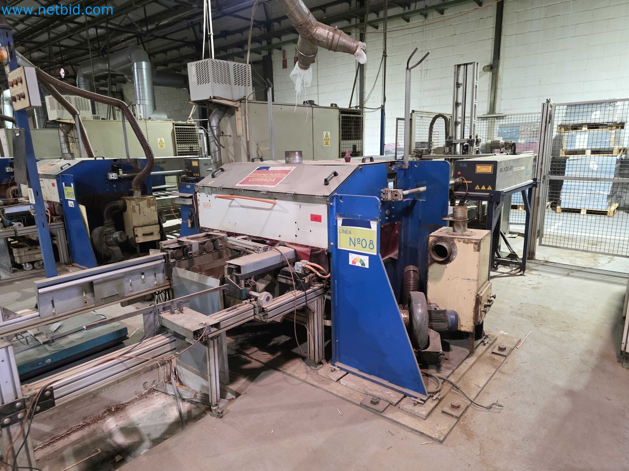 Likvidace podniku - Použité balicí stroje na balení ovoce a zeleniny (výrobní linka MDF)-1