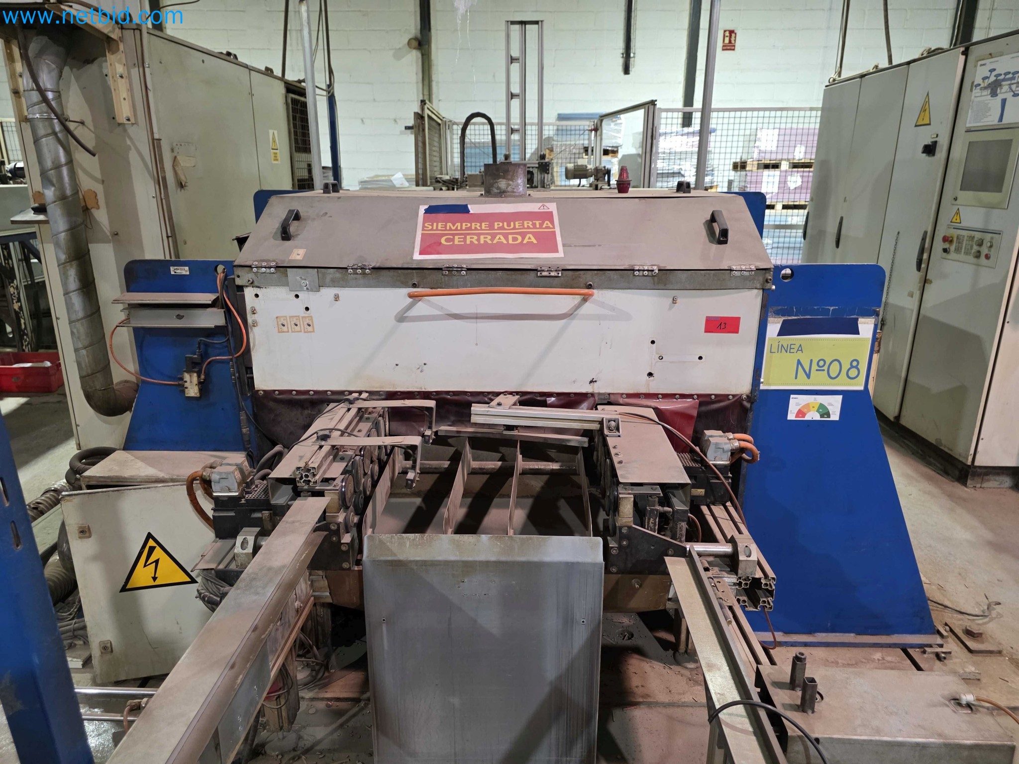 Likvidace podniku - Použité balicí stroje na balení ovoce a zeleniny (výrobní linka MDF)-2