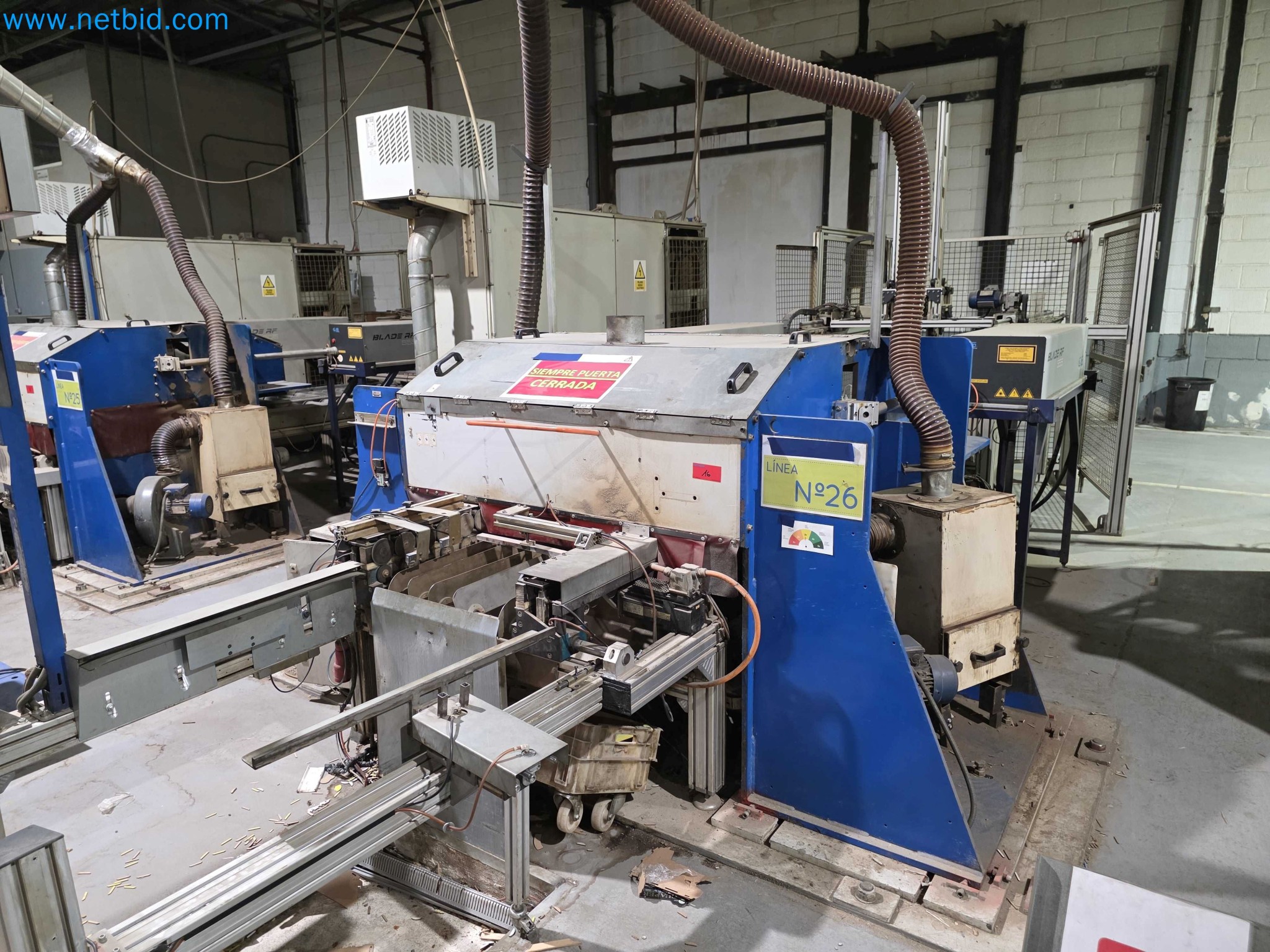 Likvidace podniku - Použité balicí stroje na balení ovoce a zeleniny (výrobní linka MDF)-1