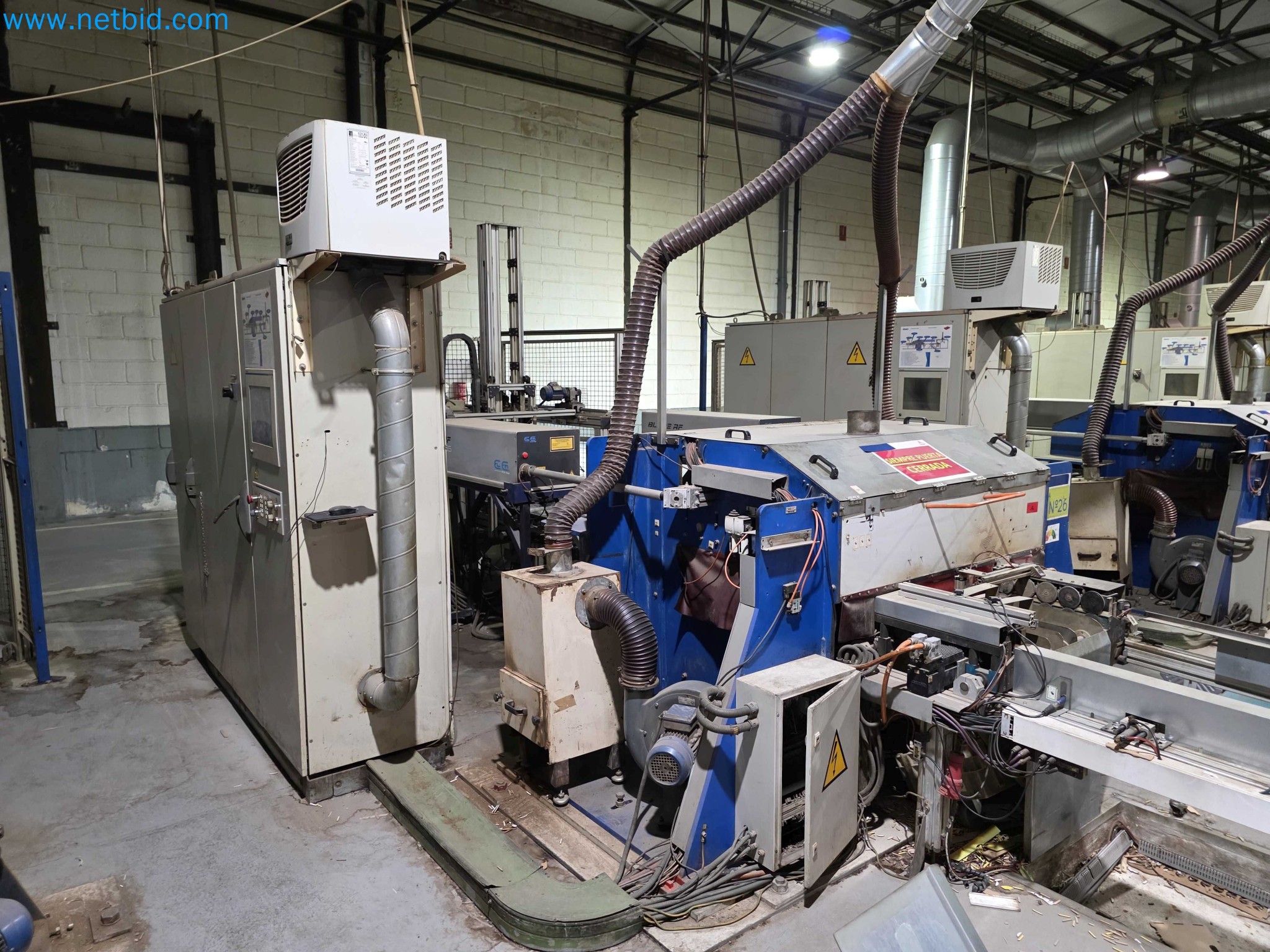 Likvidace podniku - Použité balicí stroje na balení ovoce a zeleniny (výrobní linka MDF)-2