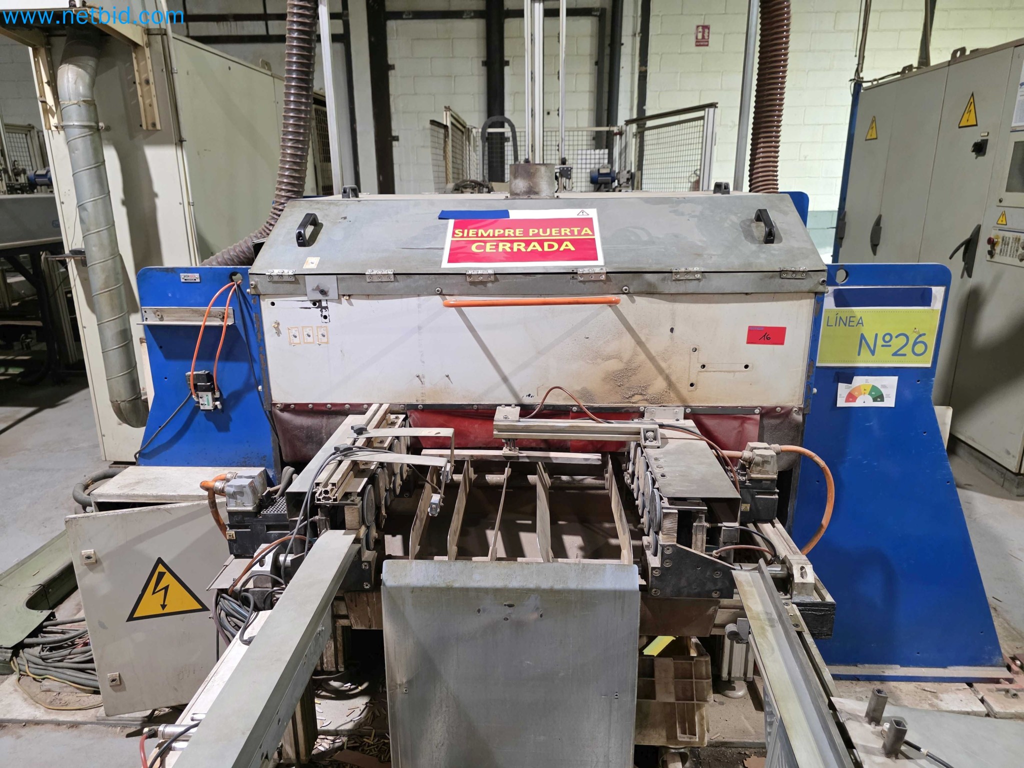 Likvidace podniku - Použité balicí stroje na balení ovoce a zeleniny (výrobní linka MDF)-3