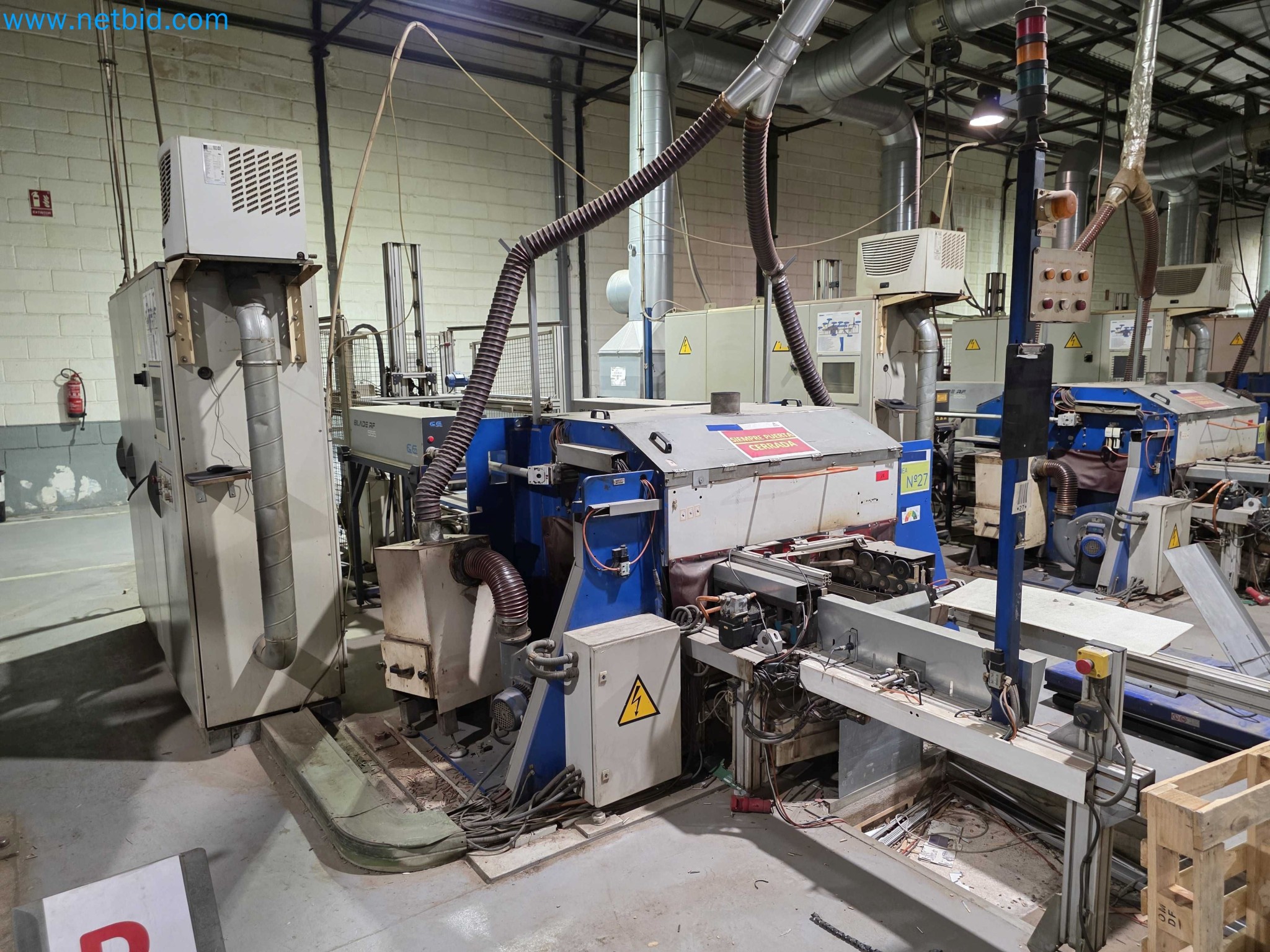 Likvidace podniku - Použité balicí stroje na balení ovoce a zeleniny (výrobní linka MDF)-2