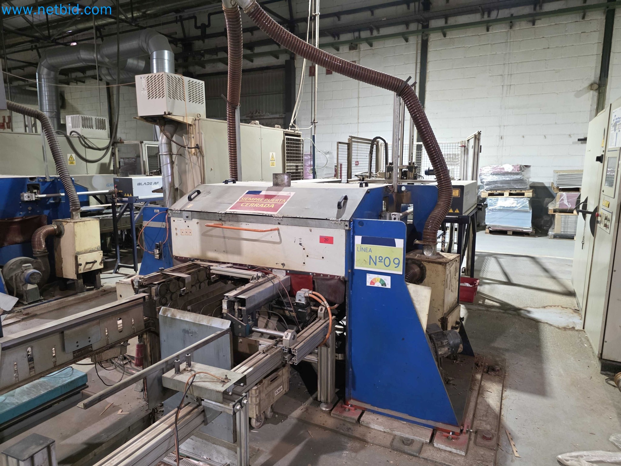 Likvidace podniku - Použité balicí stroje na balení ovoce a zeleniny (výrobní linka MDF)-1