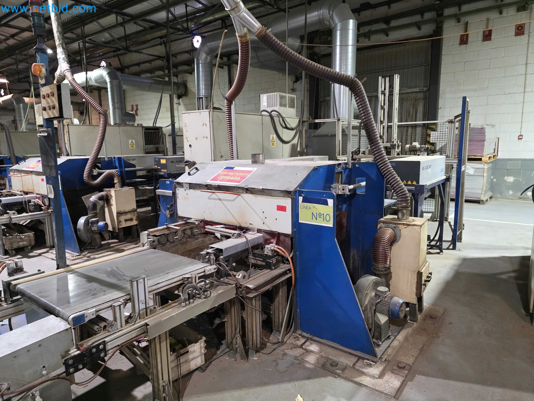 Likvidace podniku - Použité balicí stroje na balení ovoce a zeleniny (výrobní linka MDF)-1