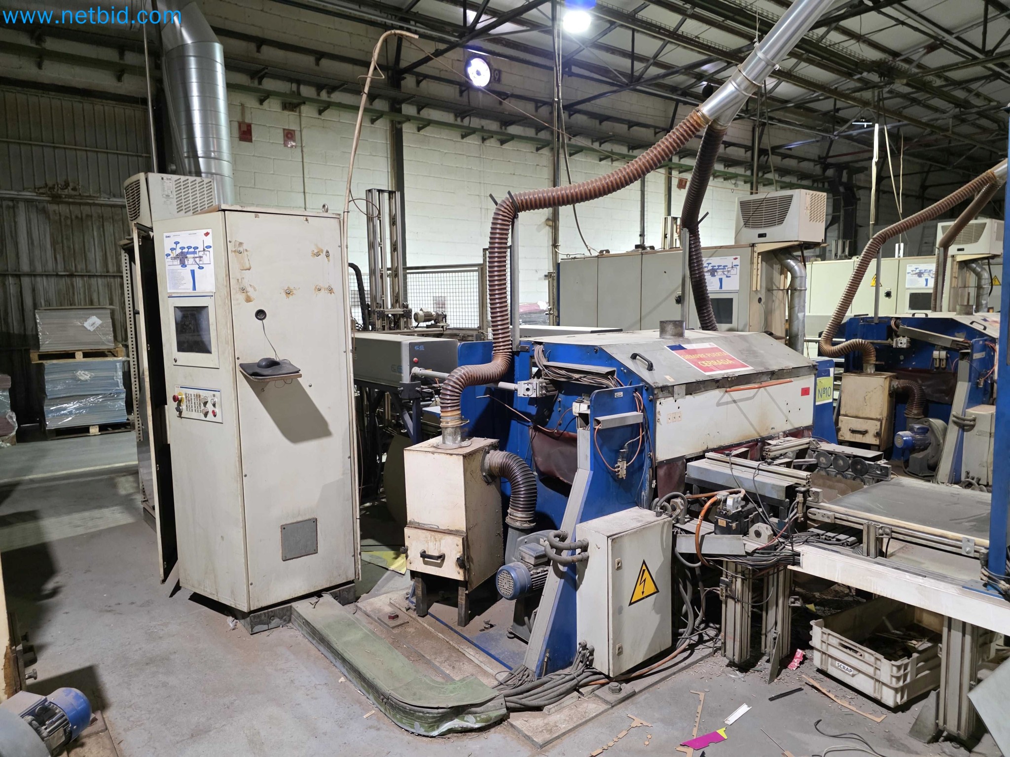 Likvidace podniku - Použité balicí stroje na balení ovoce a zeleniny (výrobní linka MDF)-2