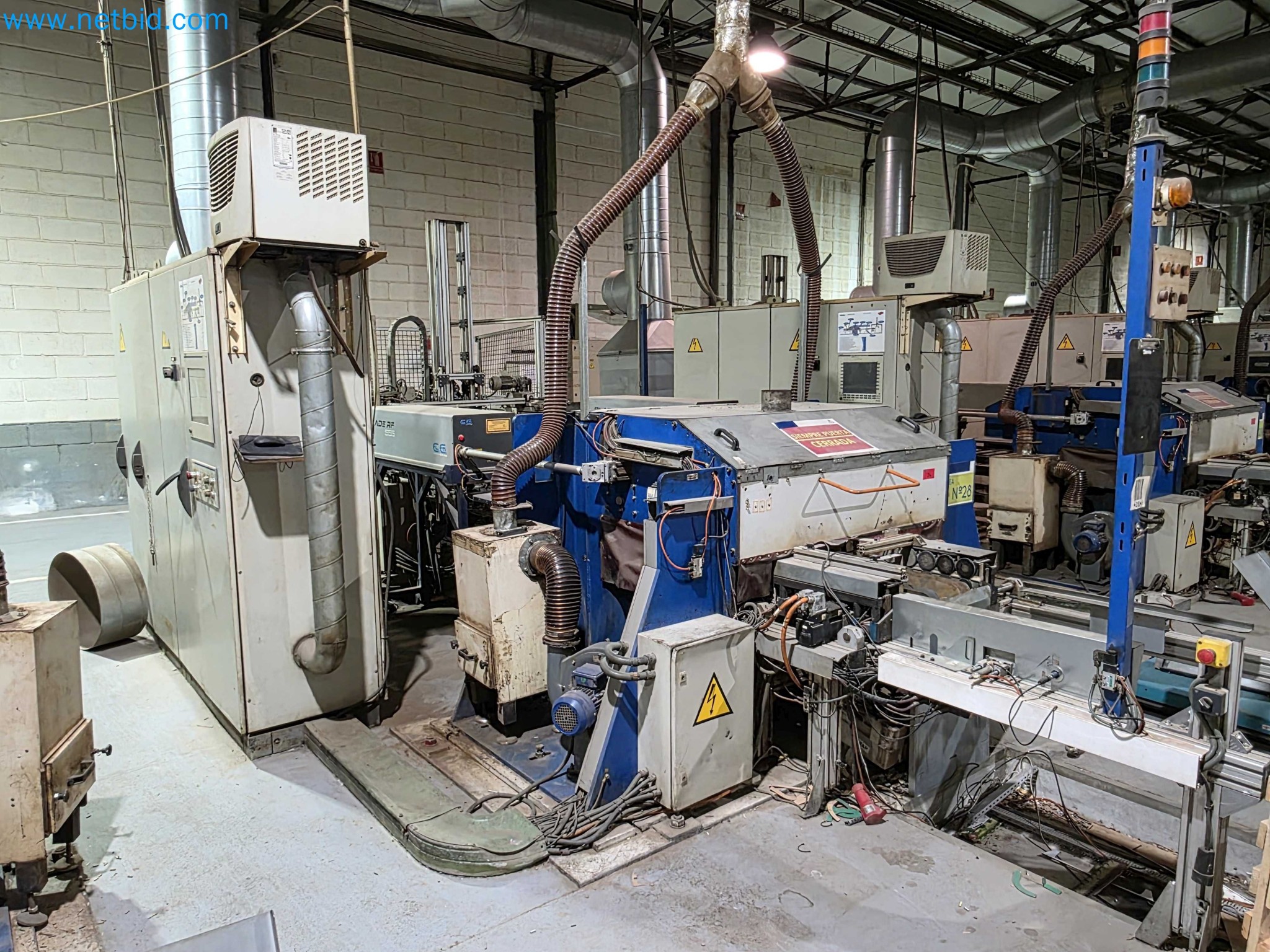 Likvidace podniku - Použité balicí stroje na balení ovoce a zeleniny (výrobní linka MDF)-1