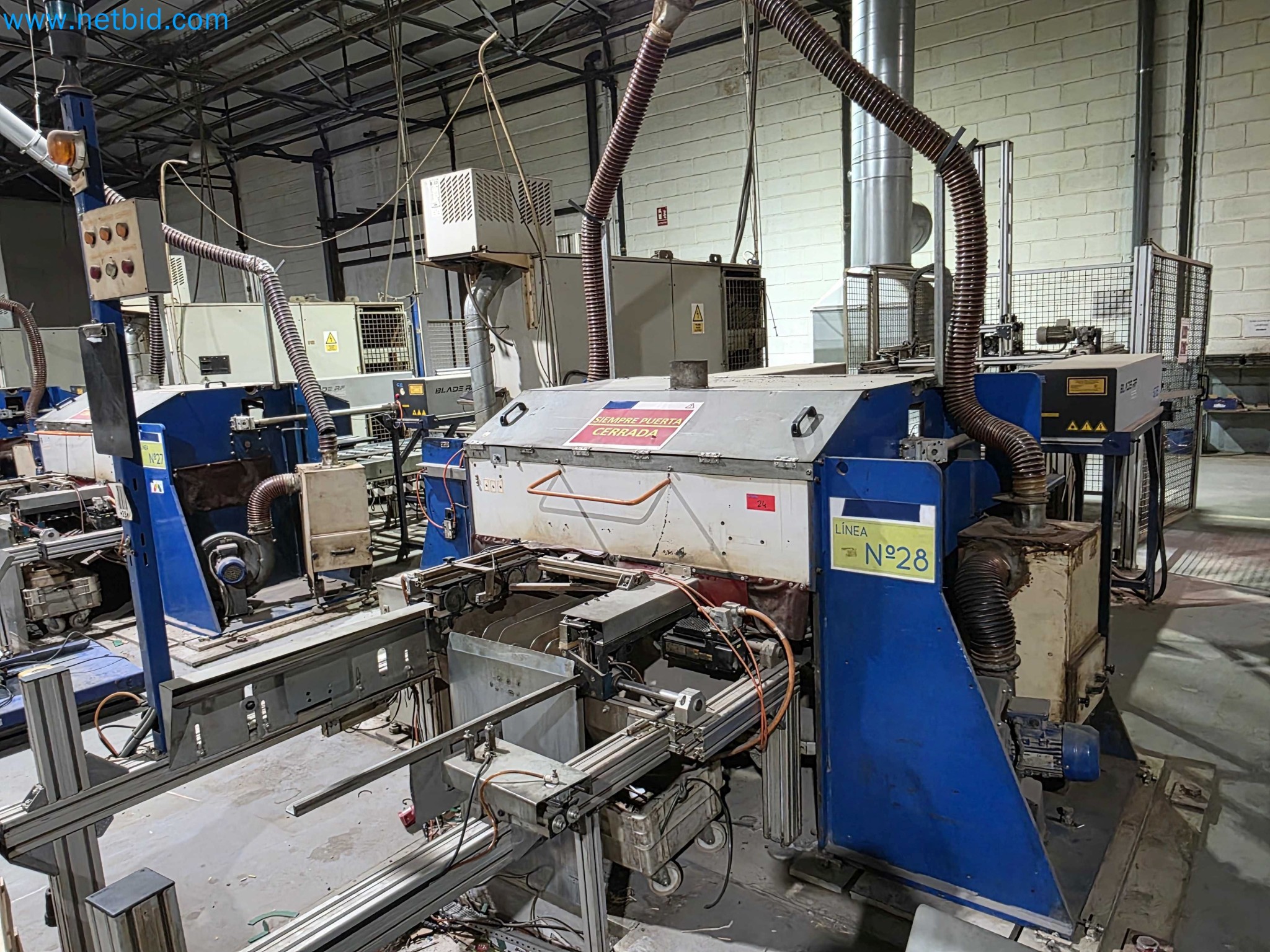 Likvidace podniku - Použité balicí stroje na balení ovoce a zeleniny (výrobní linka MDF)-2