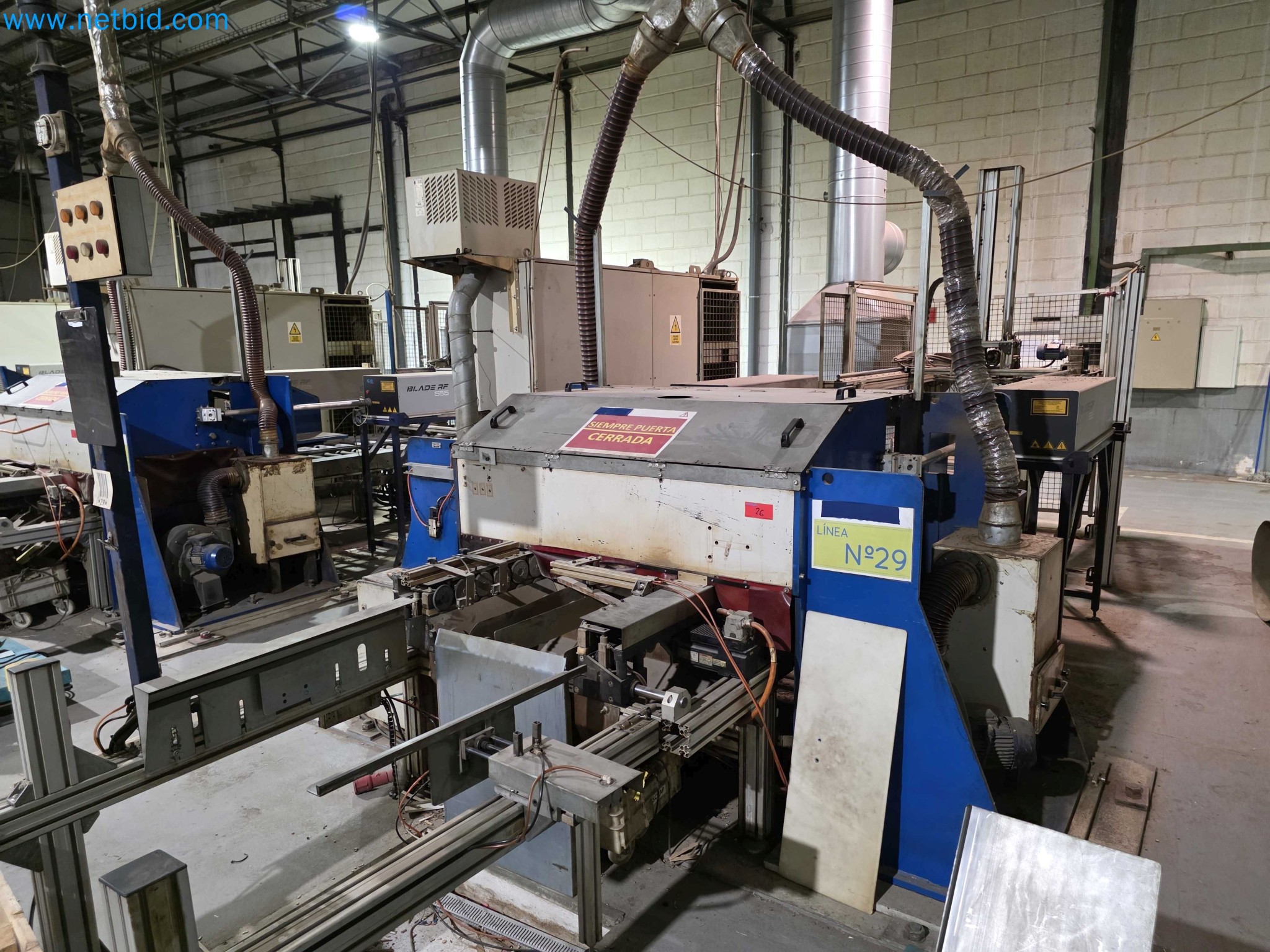 Likvidace podniku - Použité balicí stroje na balení ovoce a zeleniny (výrobní linka MDF)-2