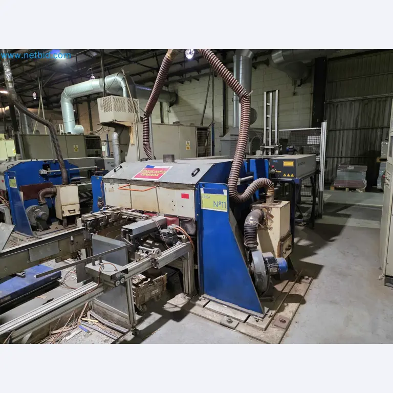 Liquidação de empresas - Máquinas de embalagem usadas para embalagem de frutas e legumes (linha de produção de MDF)-1