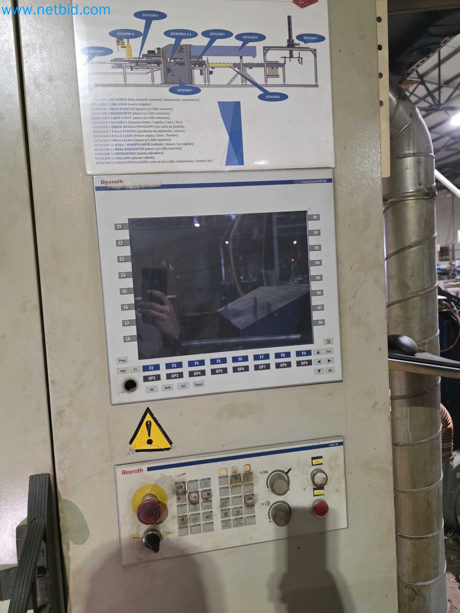 Liquidação de empresas - Máquinas de embalagem usadas para embalagem de frutas e legumes (linha de produção de MDF)-20