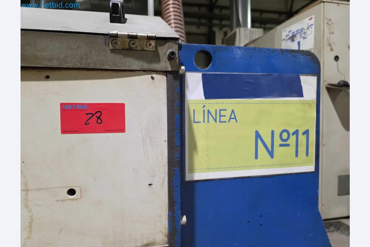 Liquidação de empresas - Máquinas de embalagem usadas para embalagem de frutas e legumes (linha de produção de MDF)-3