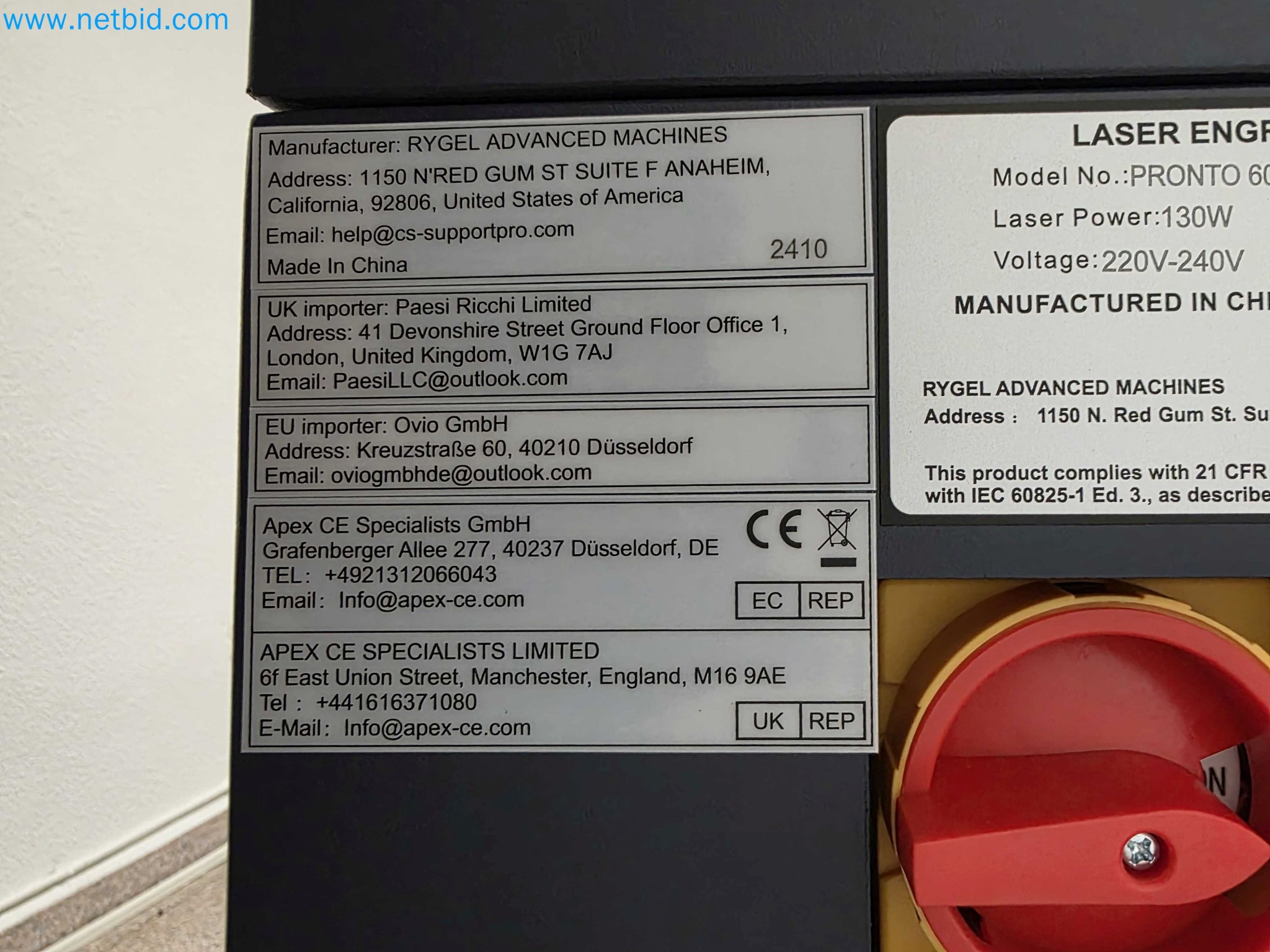 Liquidação de empresas - Máquinas de embalagem usadas para embalagem de frutas e legumes (linha de produção de MDF)-16