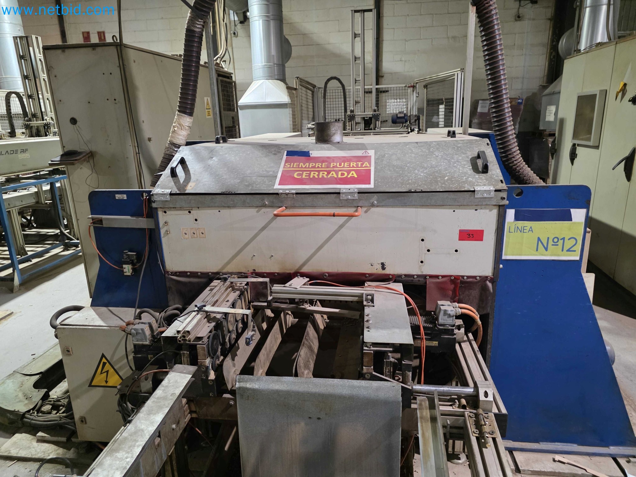 Liquidação de empresas - Máquinas de embalagem usadas para embalagem de frutas e legumes (linha de produção de MDF)-3