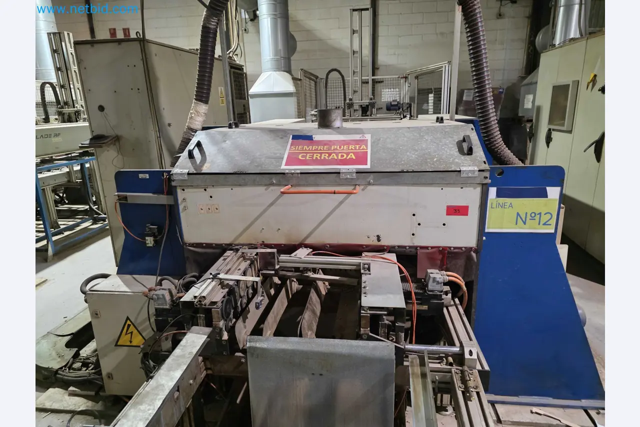 Liquidação de empresas - Máquinas de embalagem usadas para embalagem de frutas e legumes (linha de produção de MDF)-3