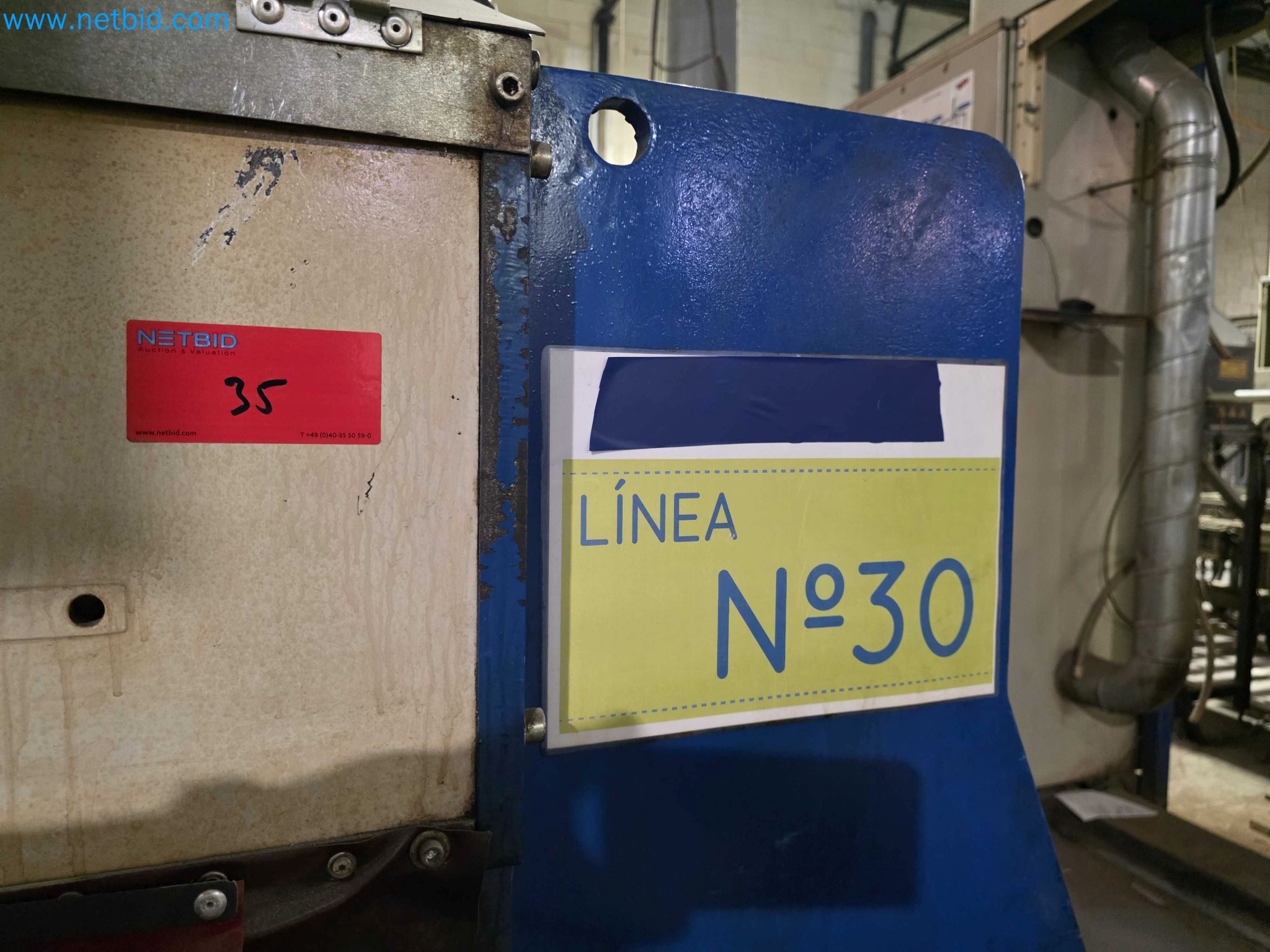 Liquidação de empresas - Máquinas de embalagem usadas para embalagem de frutas e legumes (linha de produção de MDF)-4