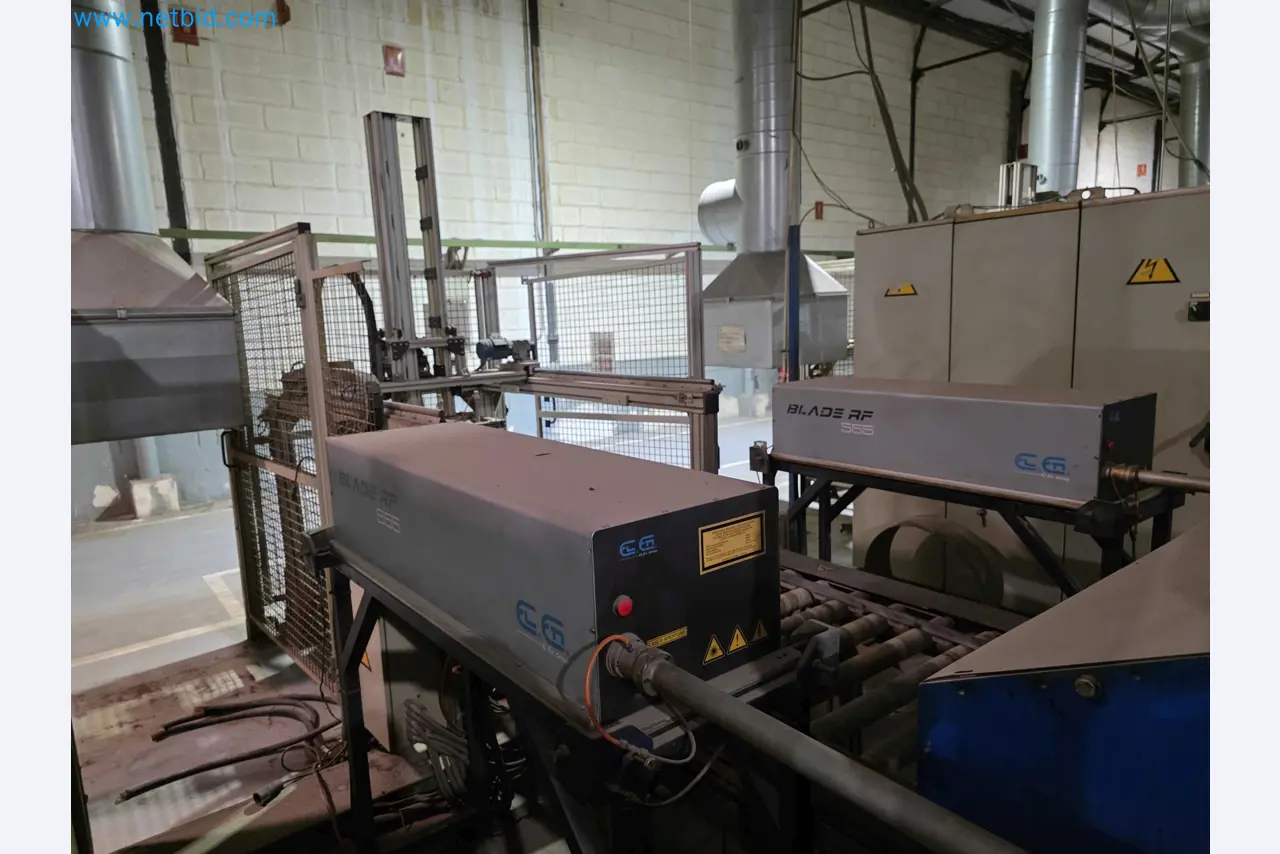 Liquidação de empresas - Máquinas de embalagem usadas para embalagem de frutas e legumes (linha de produção de MDF)-8