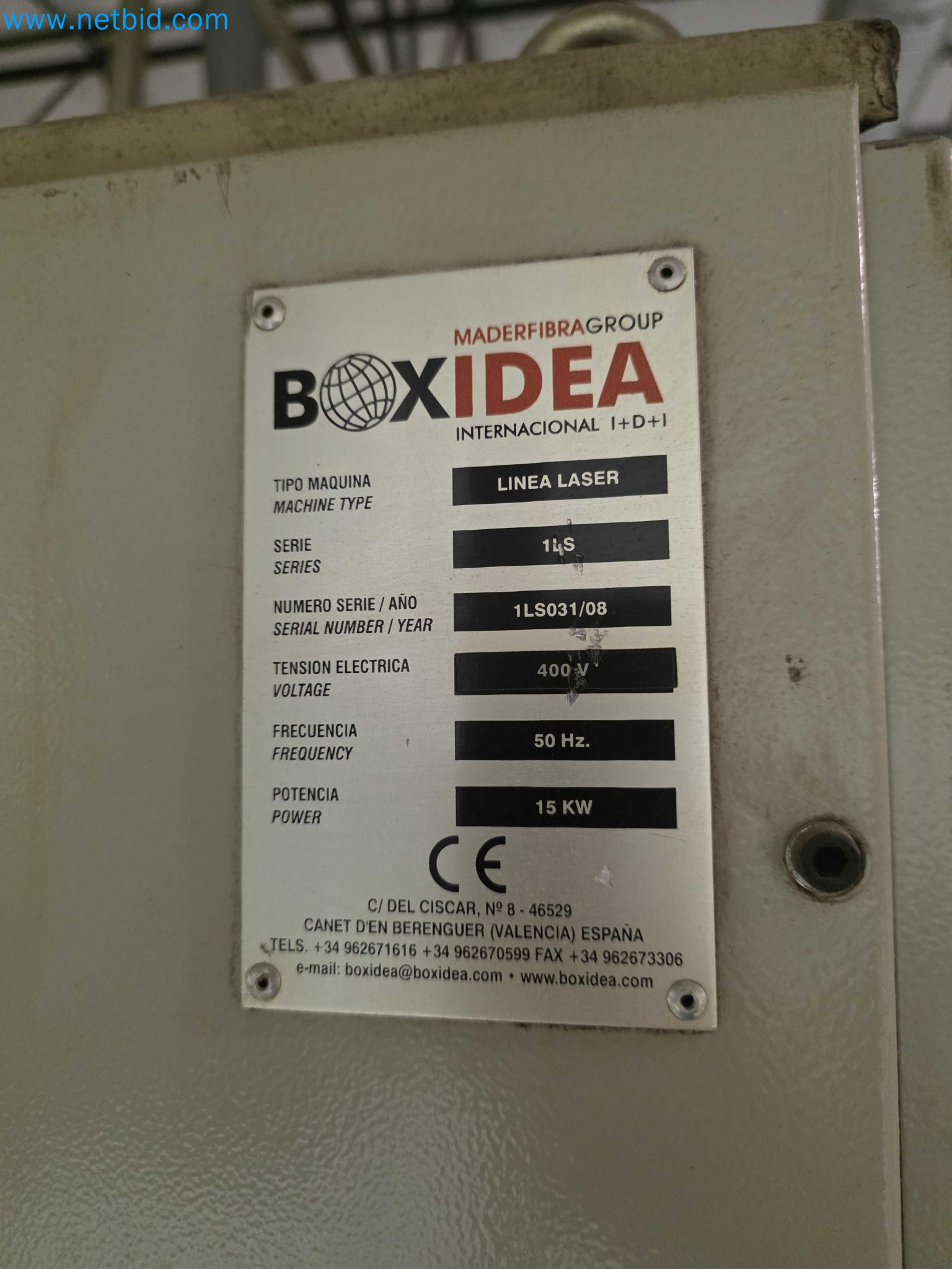 Liquidação de empresas - Máquinas de embalagem usadas para embalagem de frutas e legumes (linha de produção de MDF)-19