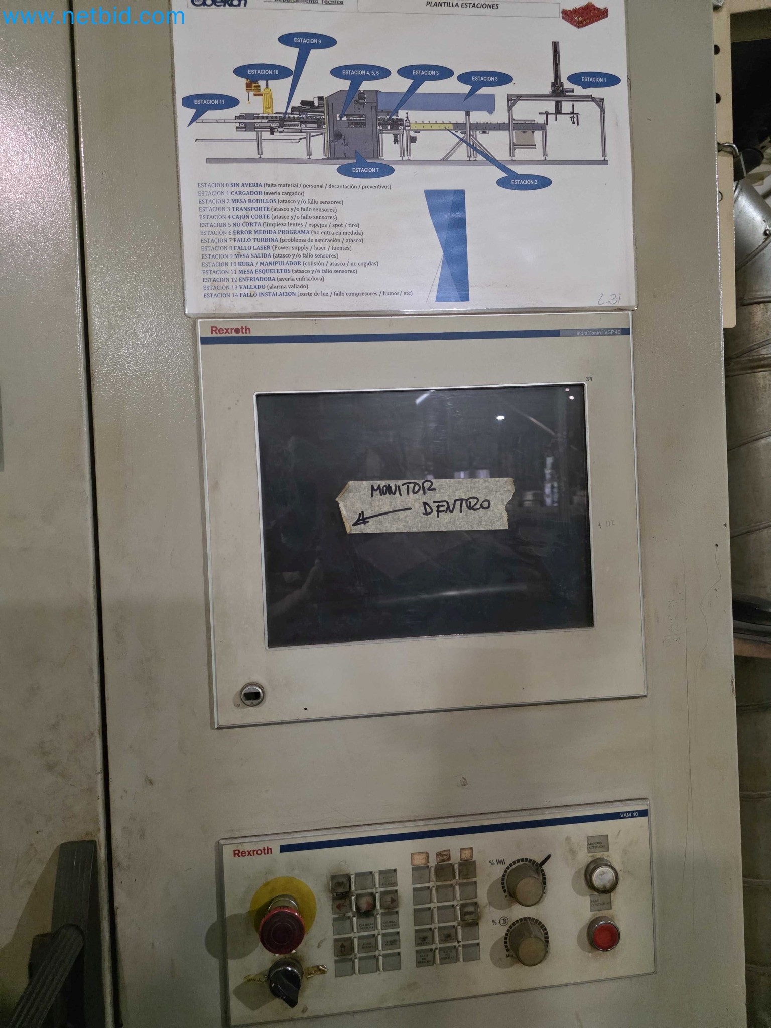 Liquidação de empresas - Máquinas de embalagem usadas para embalagem de frutas e legumes (linha de produção de MDF)-20