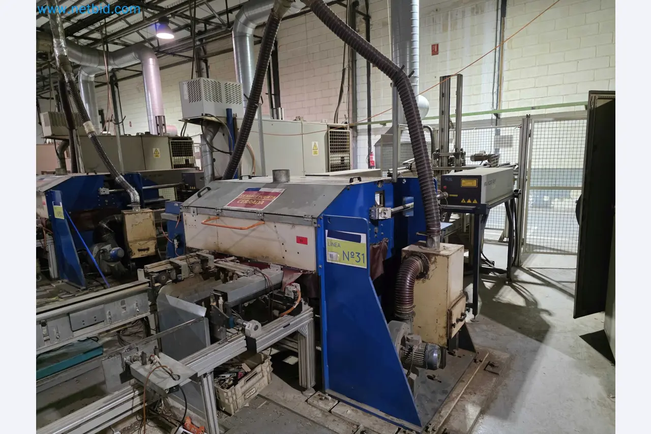 Liquidação de empresas - Máquinas de embalagem usadas para embalagem de frutas e legumes (linha de produção de MDF)-2