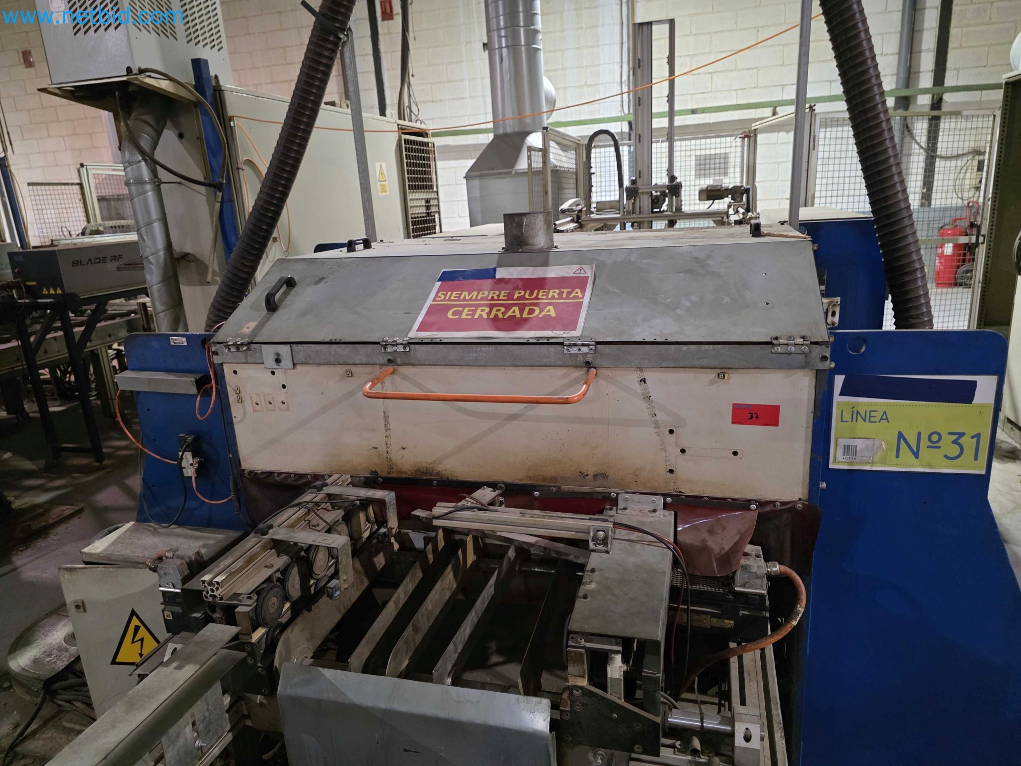 Liquidação de empresas - Máquinas de embalagem usadas para embalagem de frutas e legumes (linha de produção de MDF)-3