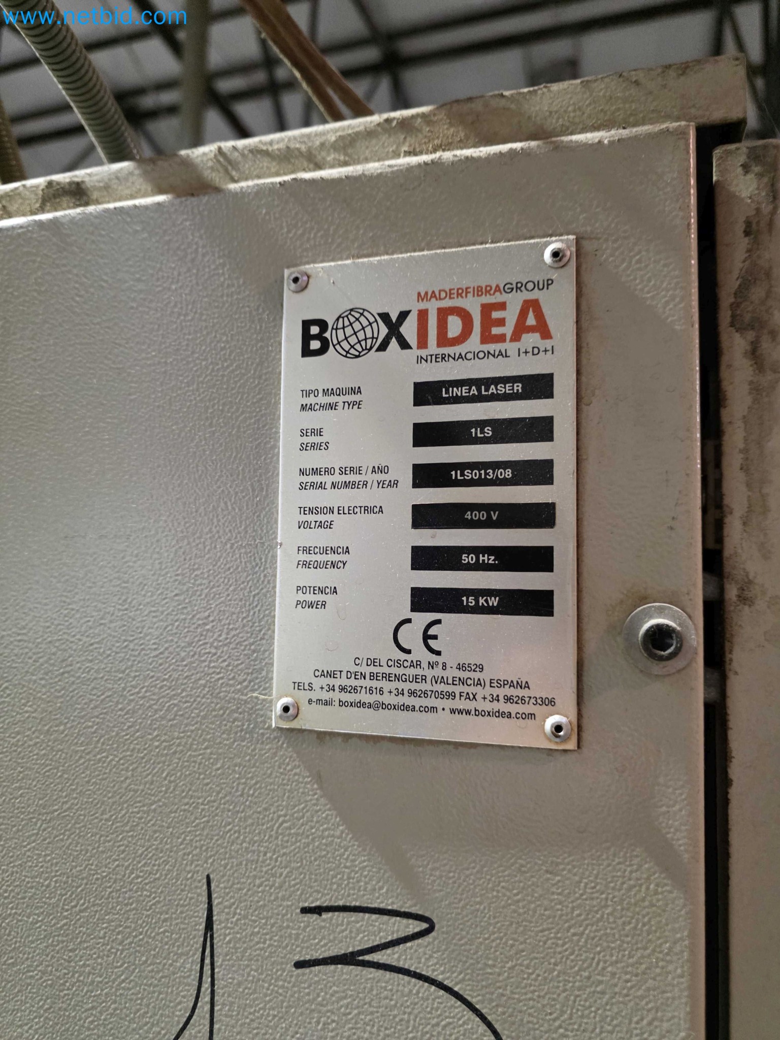 Liquidação de empresas - Máquinas de embalagem usadas para embalagem de frutas e legumes (linha de produção de MDF)-17