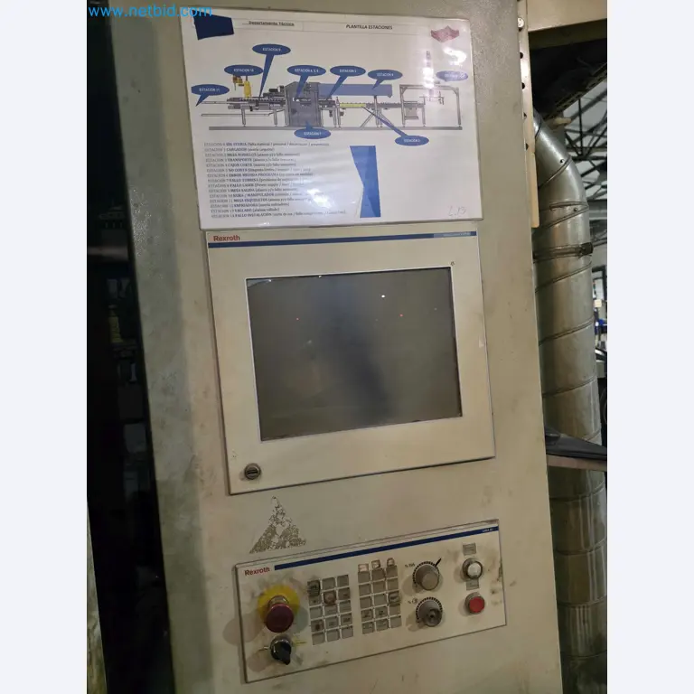 Liquidação de empresas - Máquinas de embalagem usadas para embalagem de frutas e legumes (linha de produção de MDF)-18