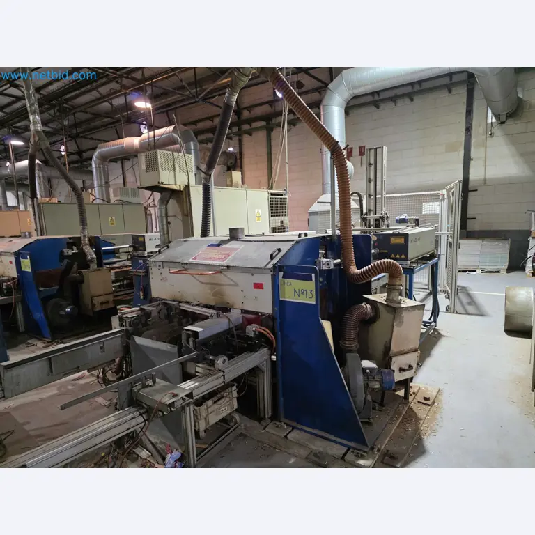 Liquidação de empresas - Máquinas de embalagem usadas para embalagem de frutas e legumes (linha de produção de MDF)-2