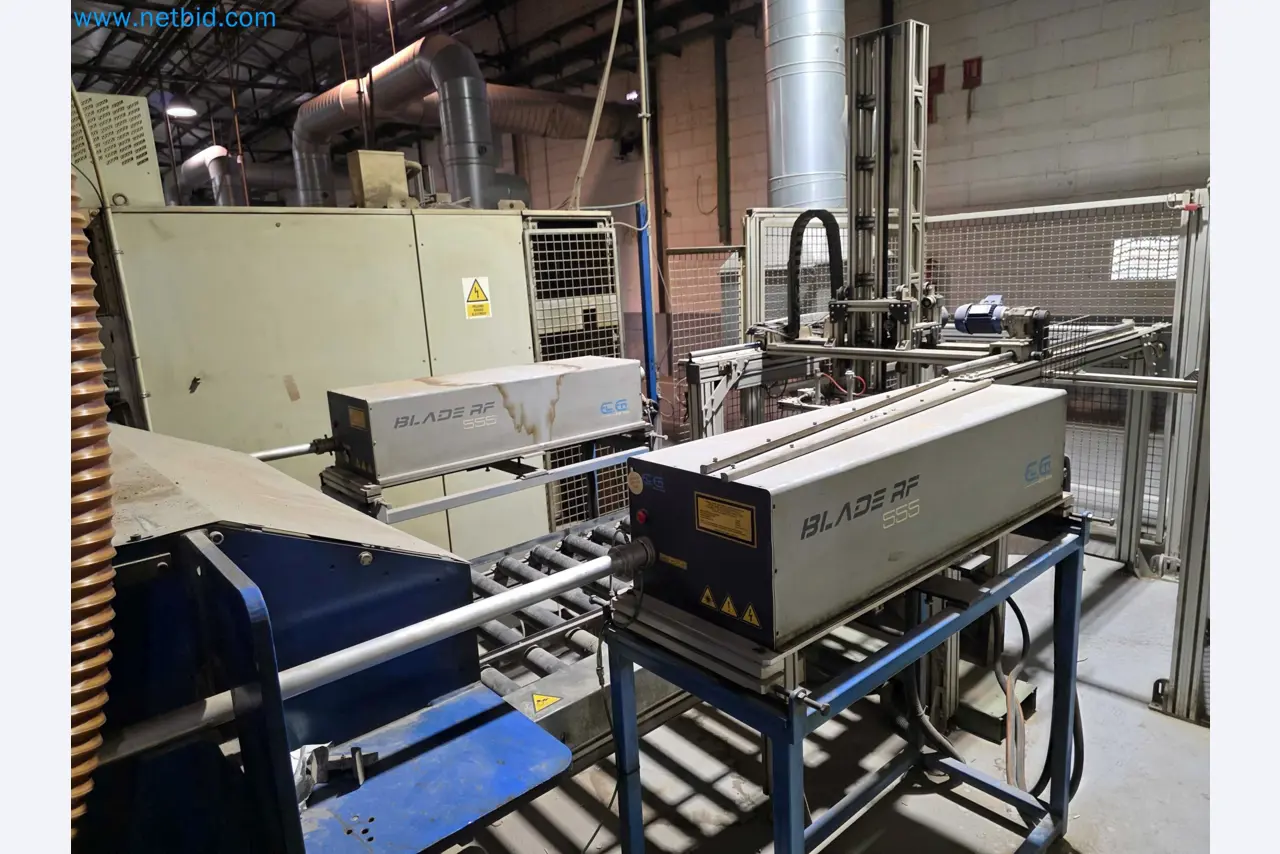 Liquidação de empresas - Máquinas de embalagem usadas para embalagem de frutas e legumes (linha de produção de MDF)-3