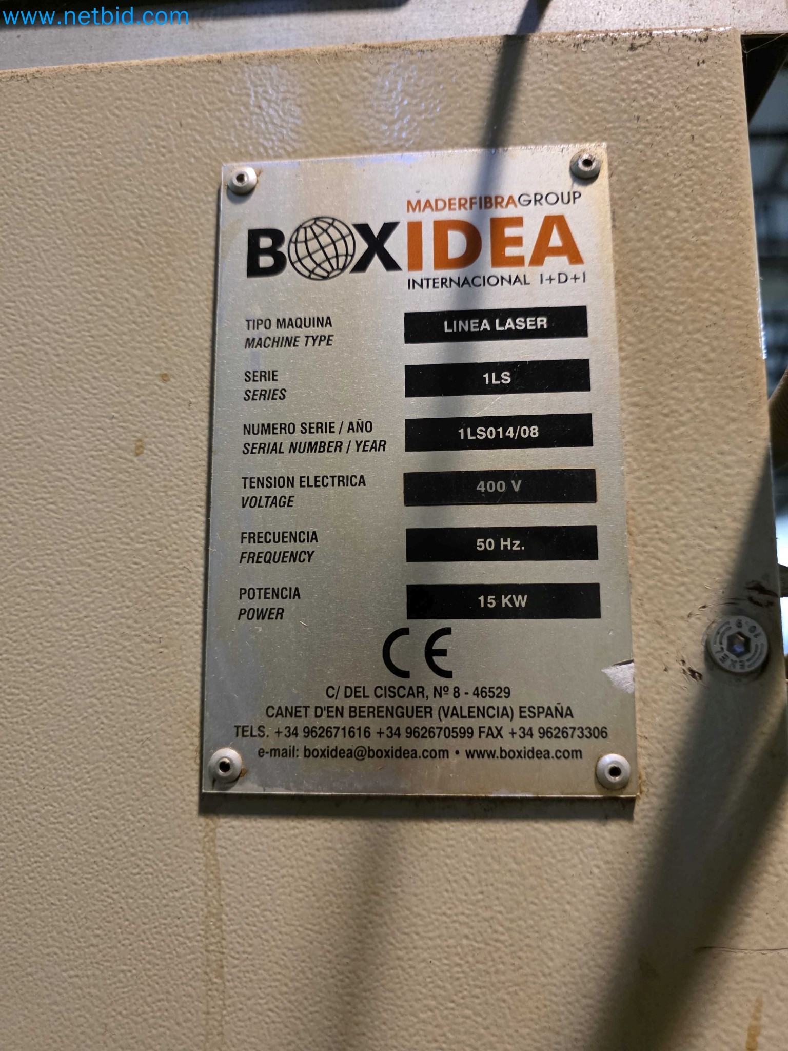 Liquidação de empresas - Máquinas de embalagem usadas para embalagem de frutas e legumes (linha de produção de MDF)-20