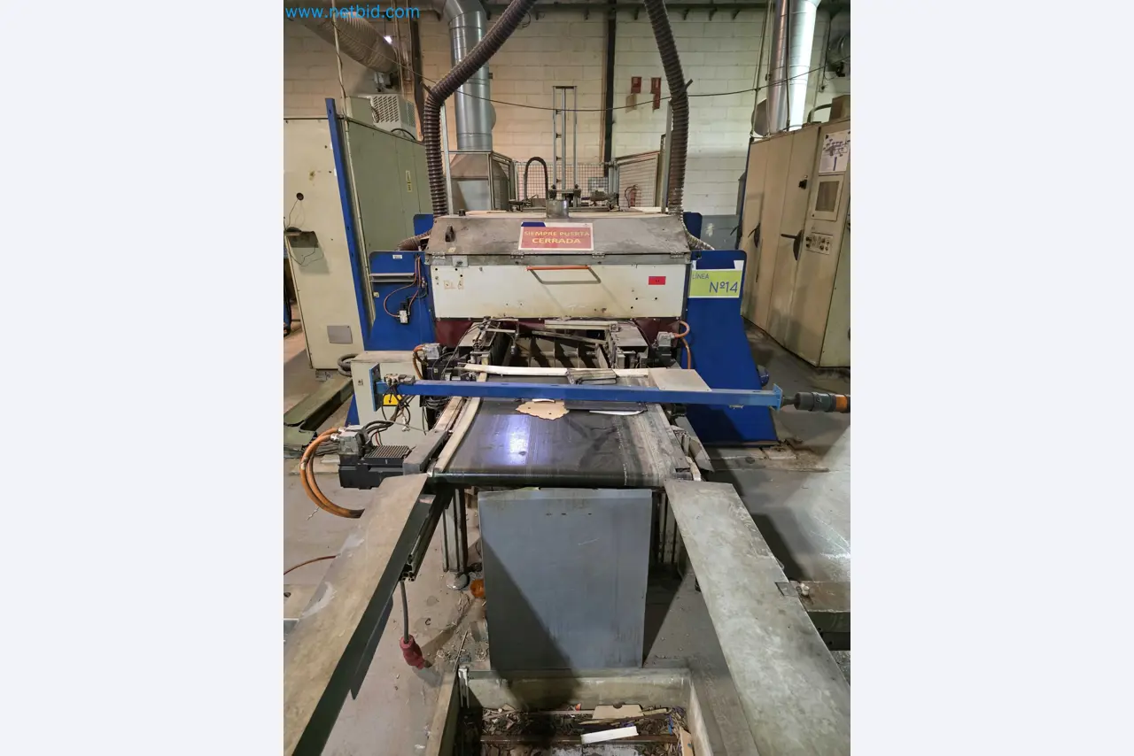 Liquidação de empresas - Máquinas de embalagem usadas para embalagem de frutas e legumes (linha de produção de MDF)-2