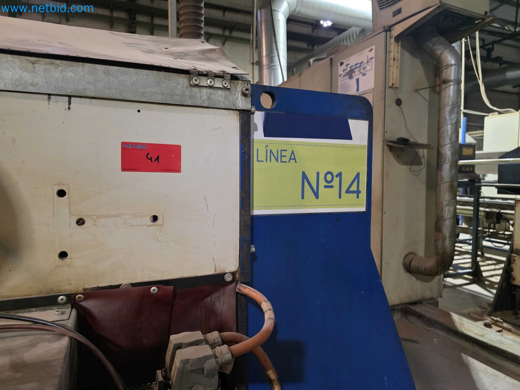 Liquidação de empresas - Máquinas de embalagem usadas para embalagem de frutas e legumes (linha de produção de MDF)-4