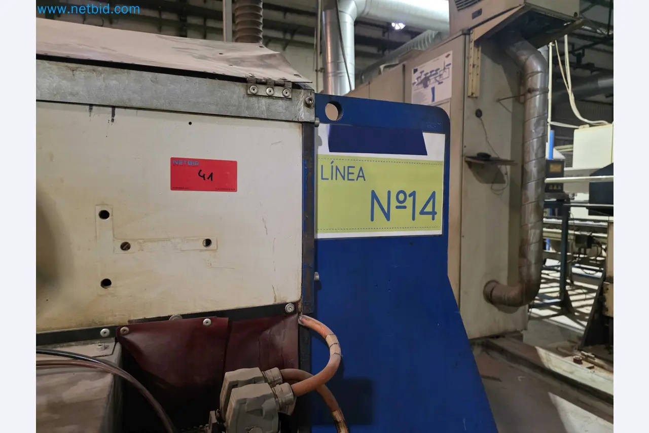 Liquidação de empresas - Máquinas de embalagem usadas para embalagem de frutas e legumes (linha de produção de MDF)-4