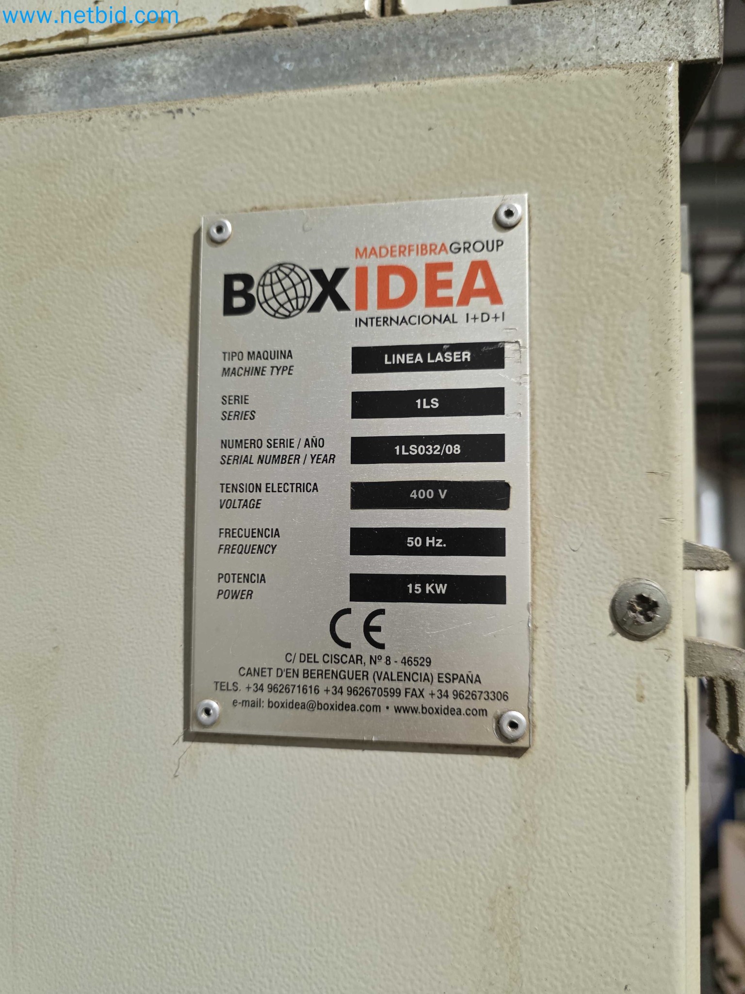 Liquidação de empresas - Máquinas de embalagem usadas para embalagem de frutas e legumes (linha de produção de MDF)-17