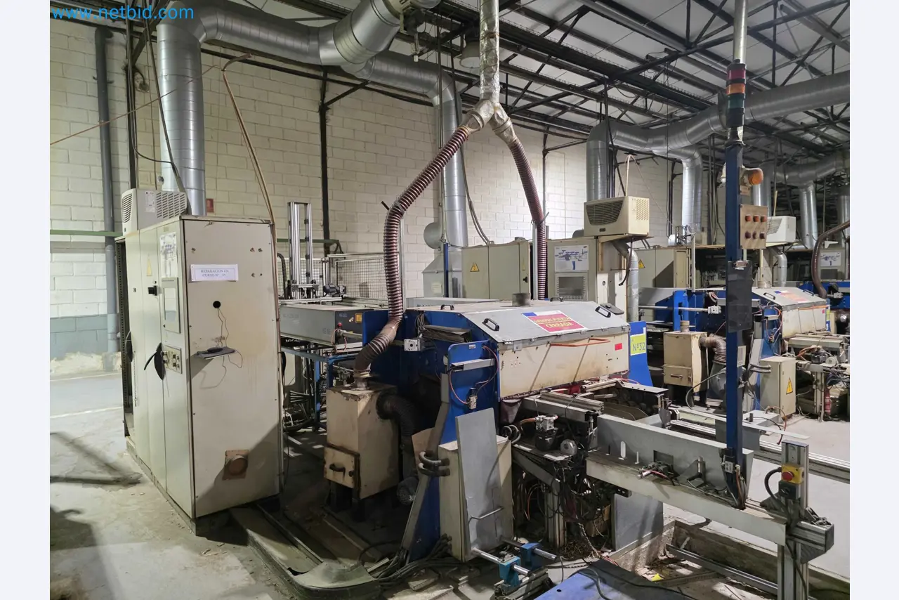 Liquidação de empresas - Máquinas de embalagem usadas para embalagem de frutas e legumes (linha de produção de MDF)-2