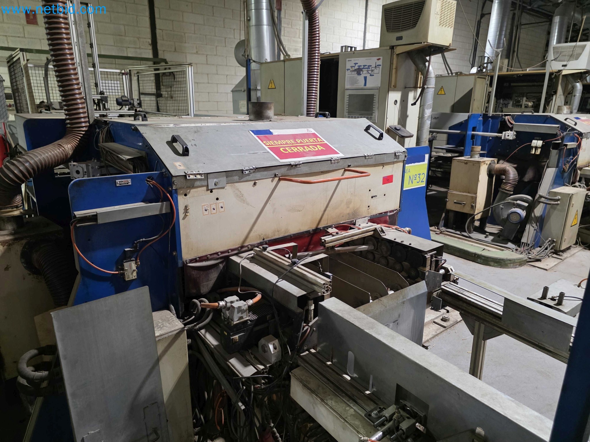 Liquidação de empresas - Máquinas de embalagem usadas para embalagem de frutas e legumes (linha de produção de MDF)-3