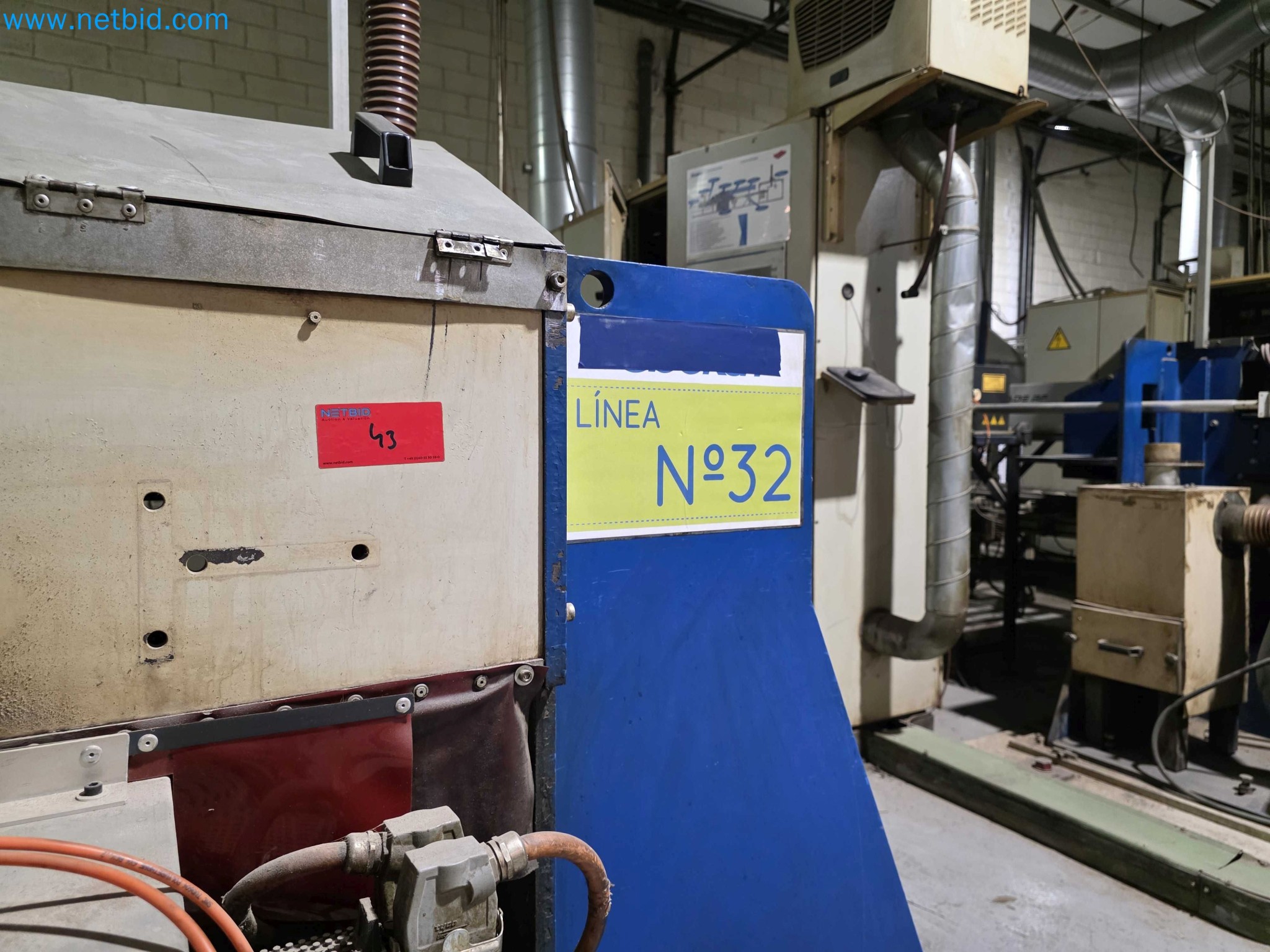 Liquidação de empresas - Máquinas de embalagem usadas para embalagem de frutas e legumes (linha de produção de MDF)-4