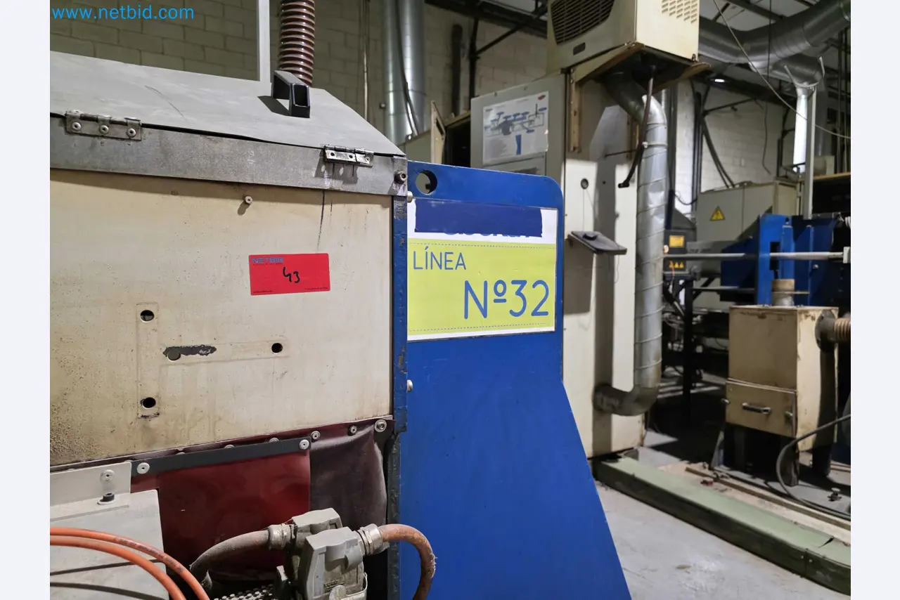 Liquidação de empresas - Máquinas de embalagem usadas para embalagem de frutas e legumes (linha de produção de MDF)-4